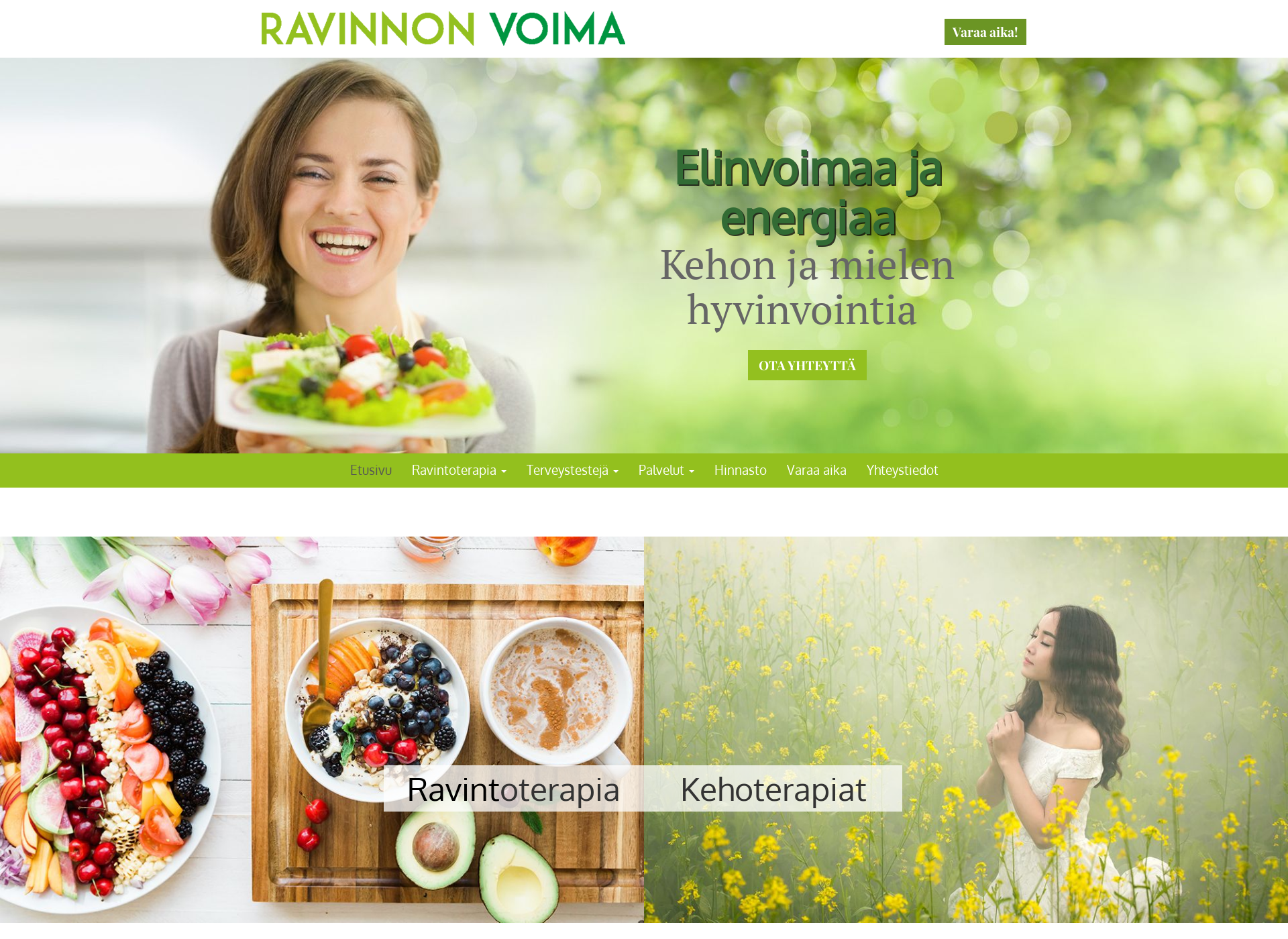 Näyttökuva ravinnonvoima.fi