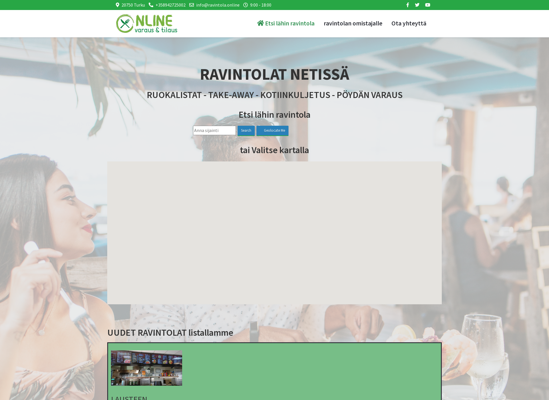 Screenshot for ravintola.online