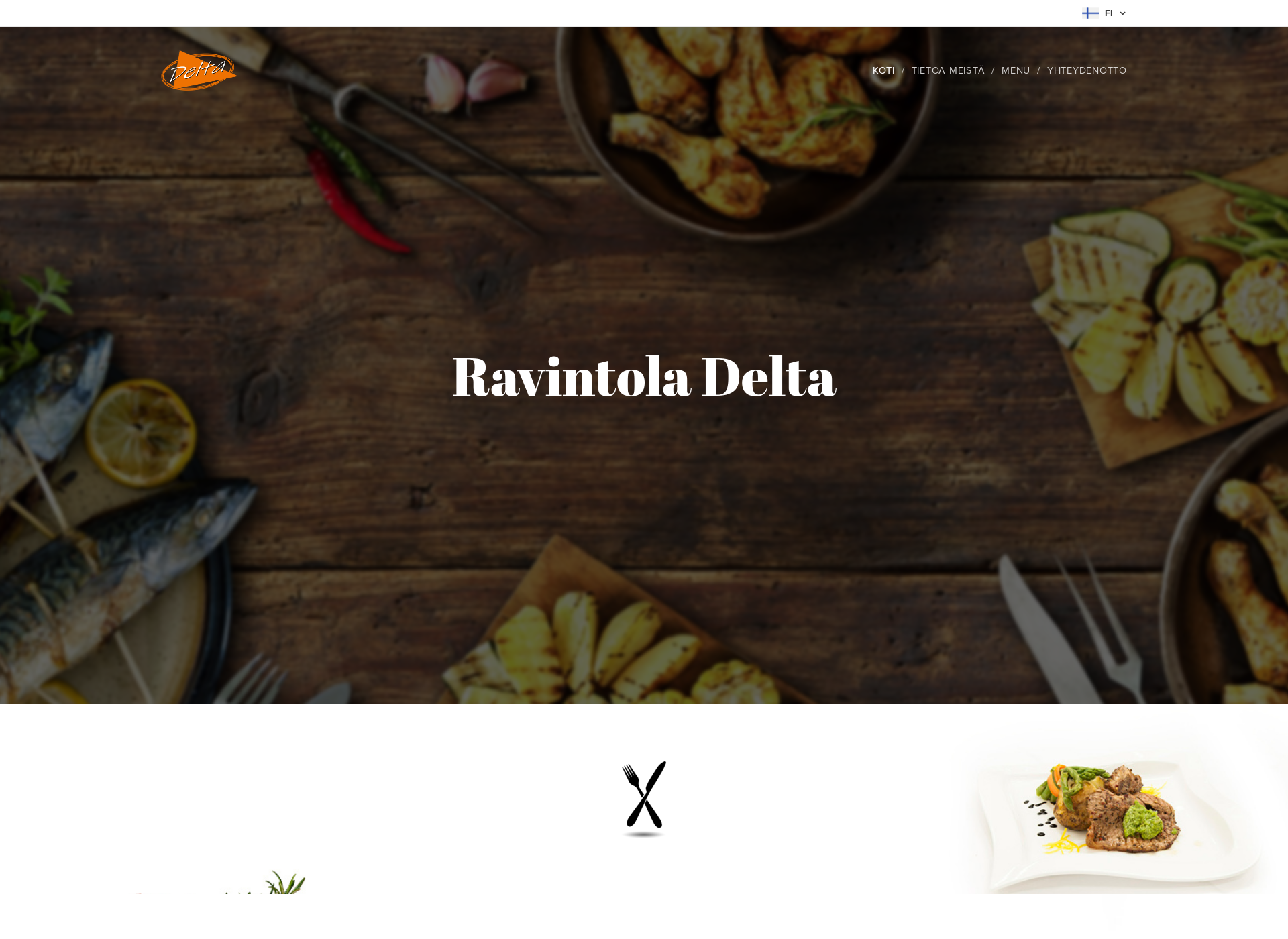 Screenshot for ravintoladelta.fi