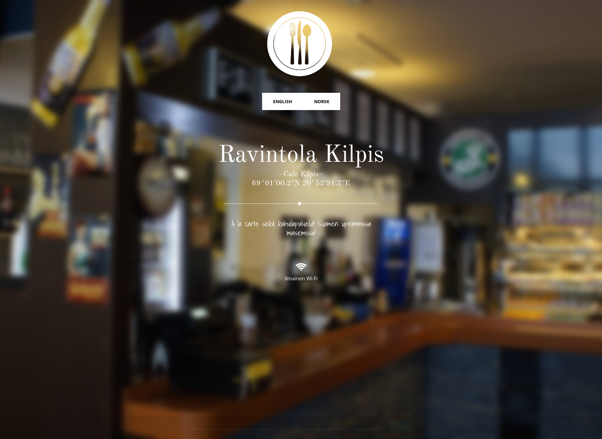 Screenshot for ravintolakilpis.fi
