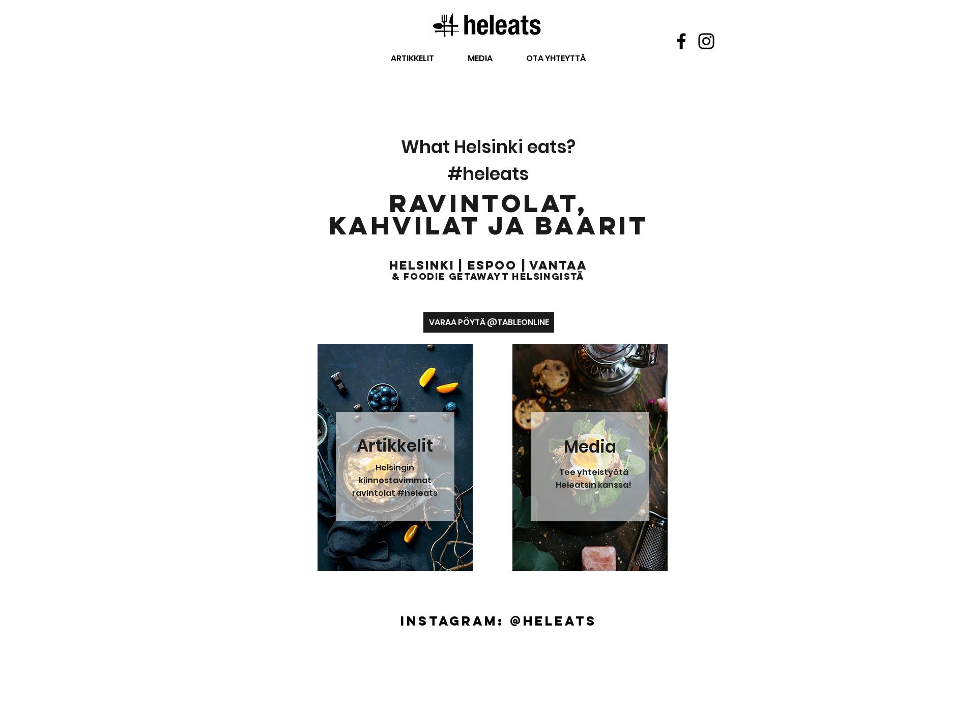 Näyttökuva ravintolamarkkinointi.fi