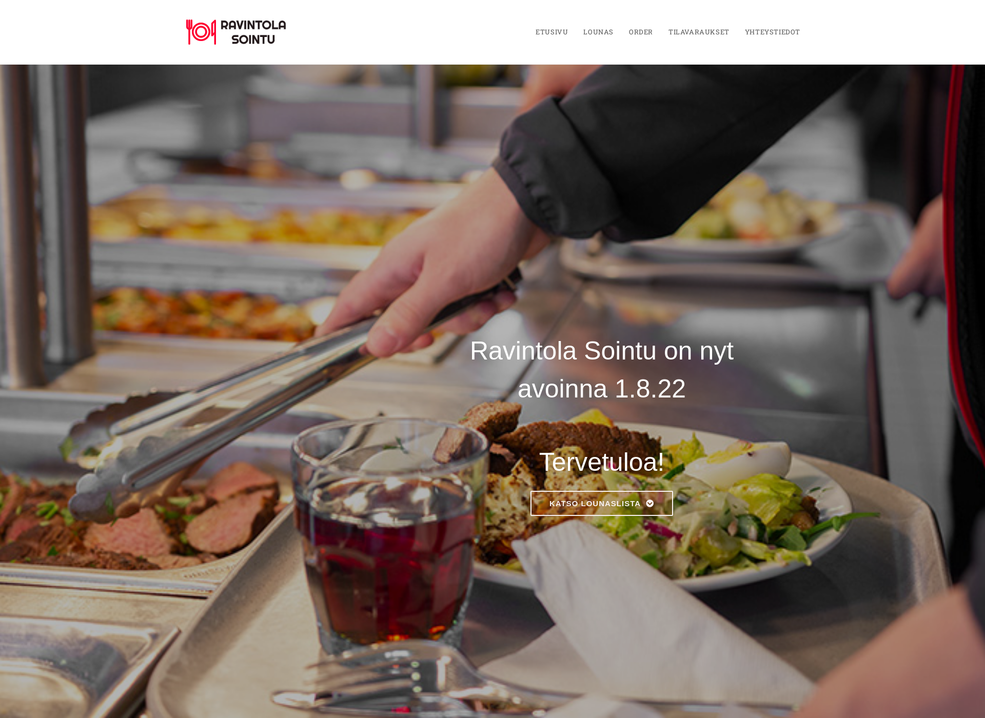 Screenshot for ravintolasointu.fi