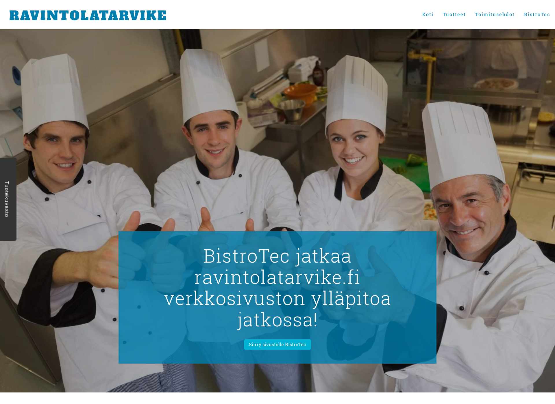 Näyttökuva ravintolatarvike.fi