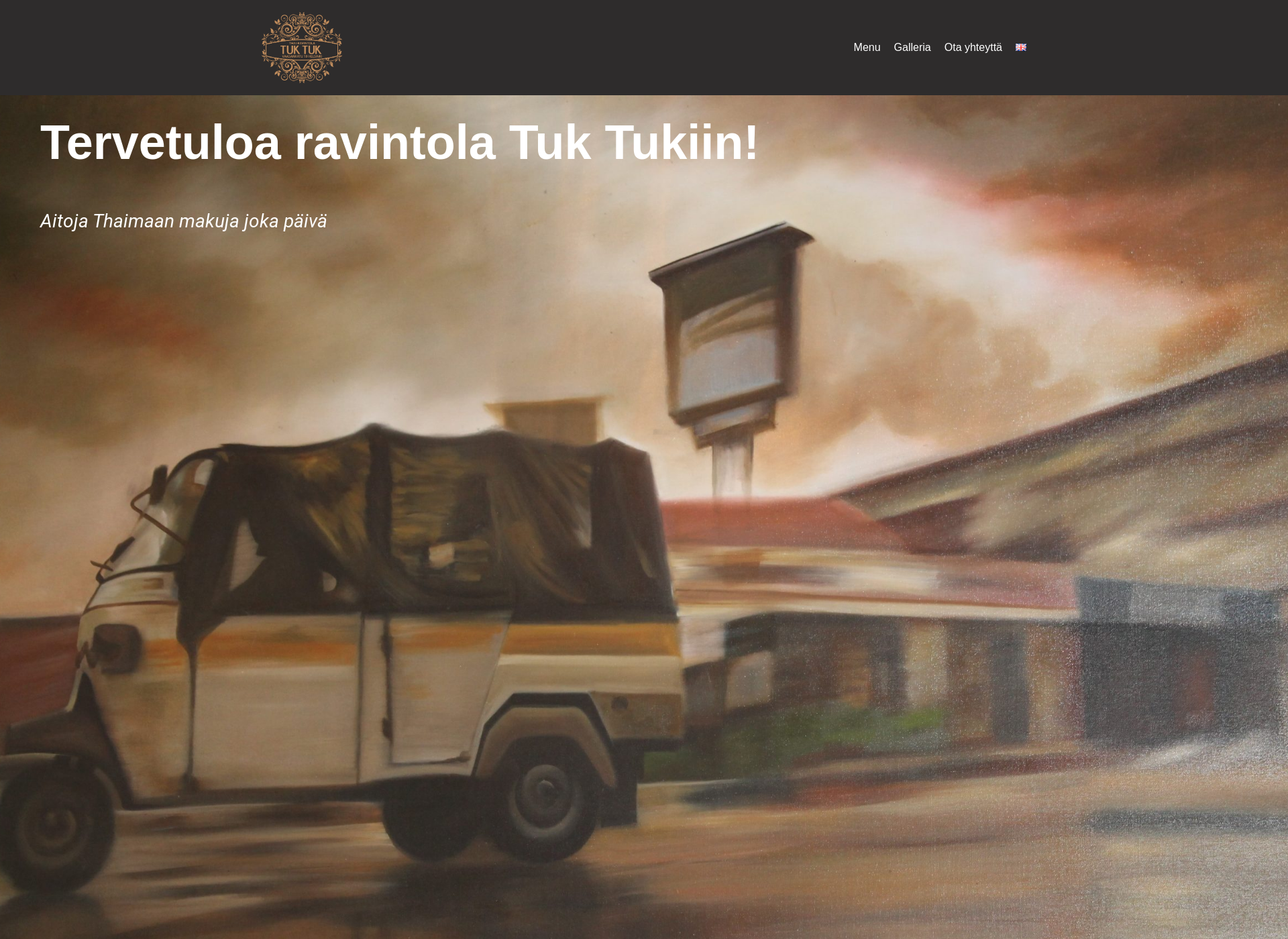 Screenshot for ravintolatuktuk.fi