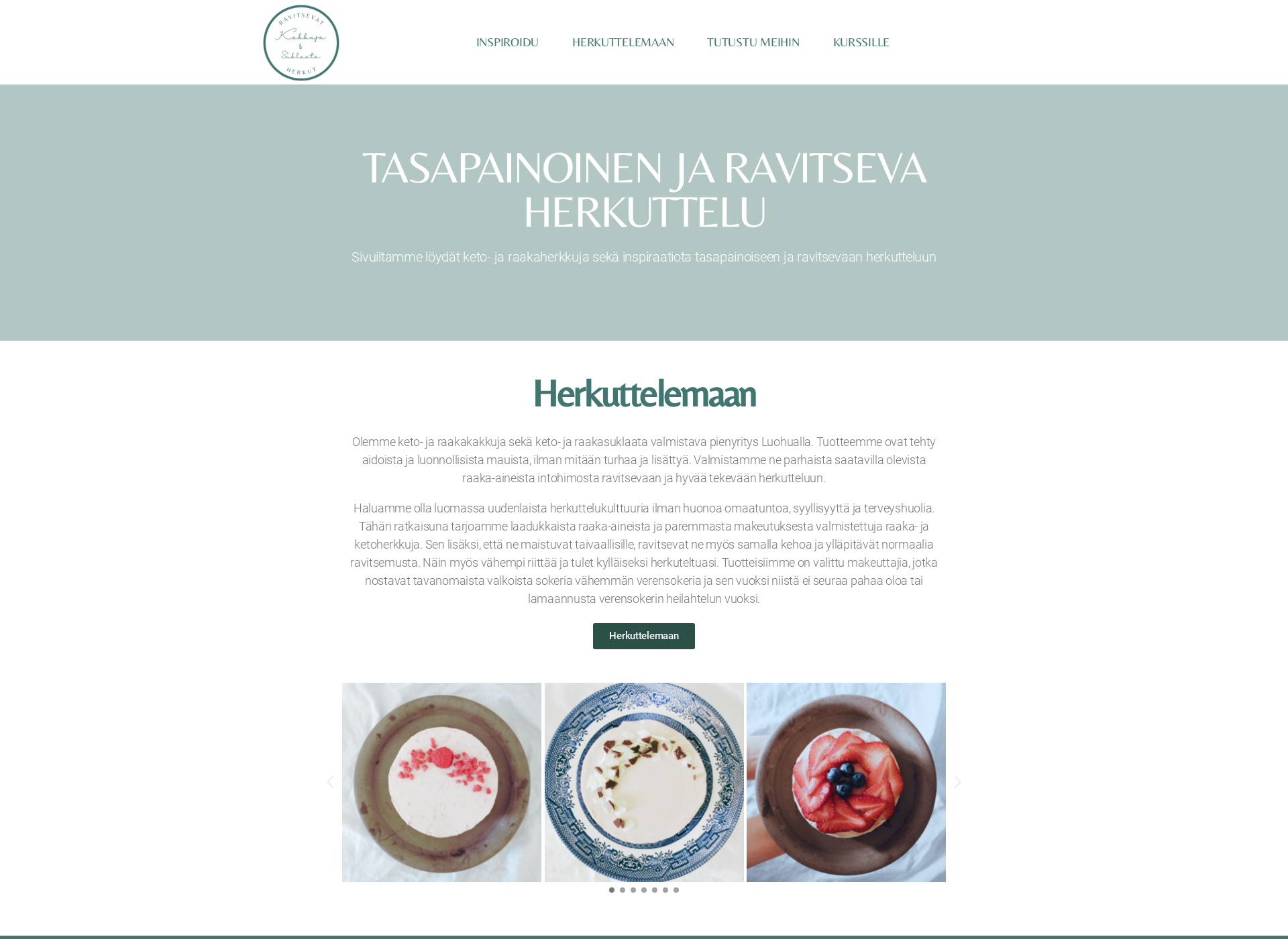 Screenshot for ravitsevatherkut.fi