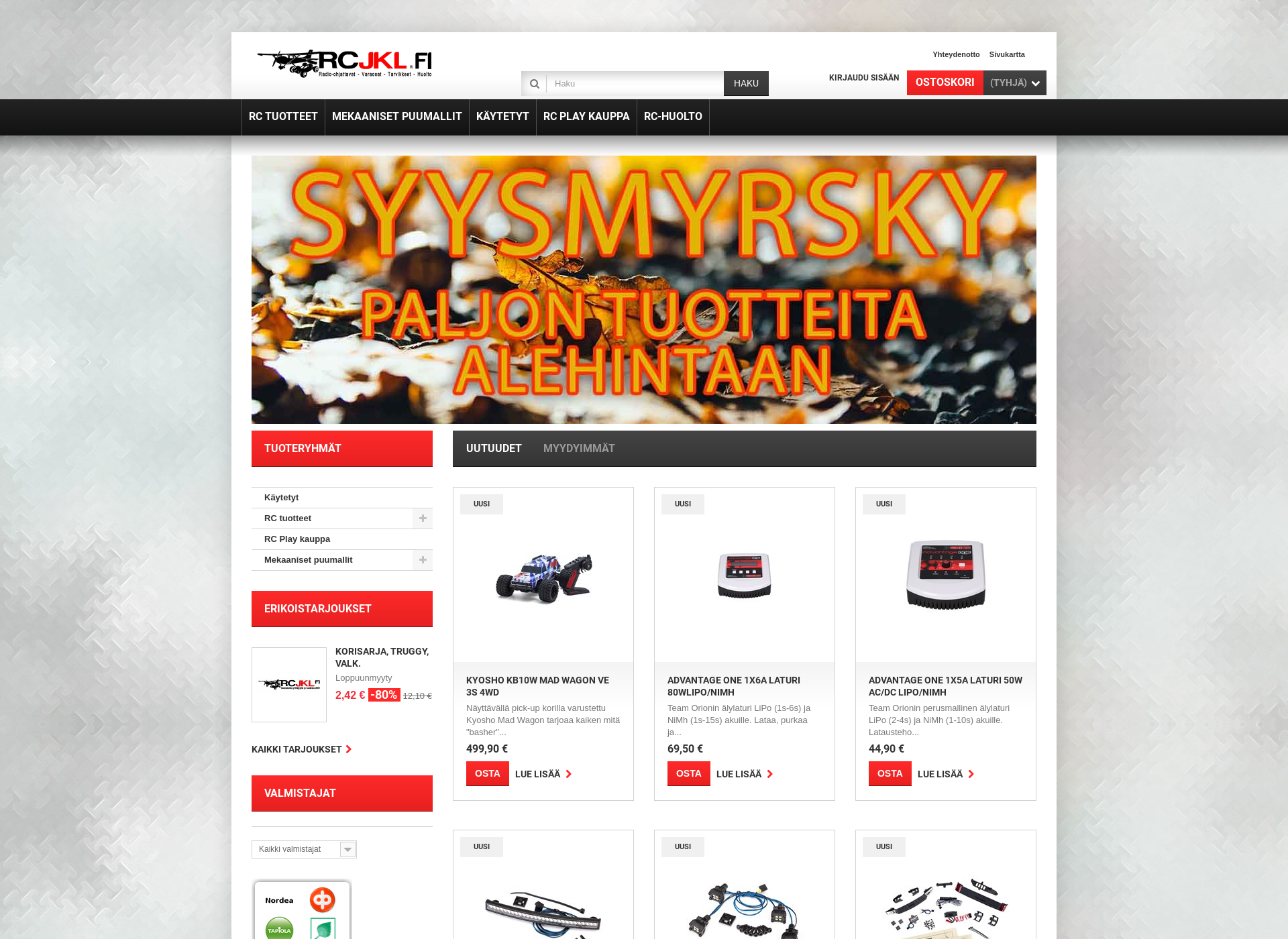Screenshot for rcjyvaskyla.fi