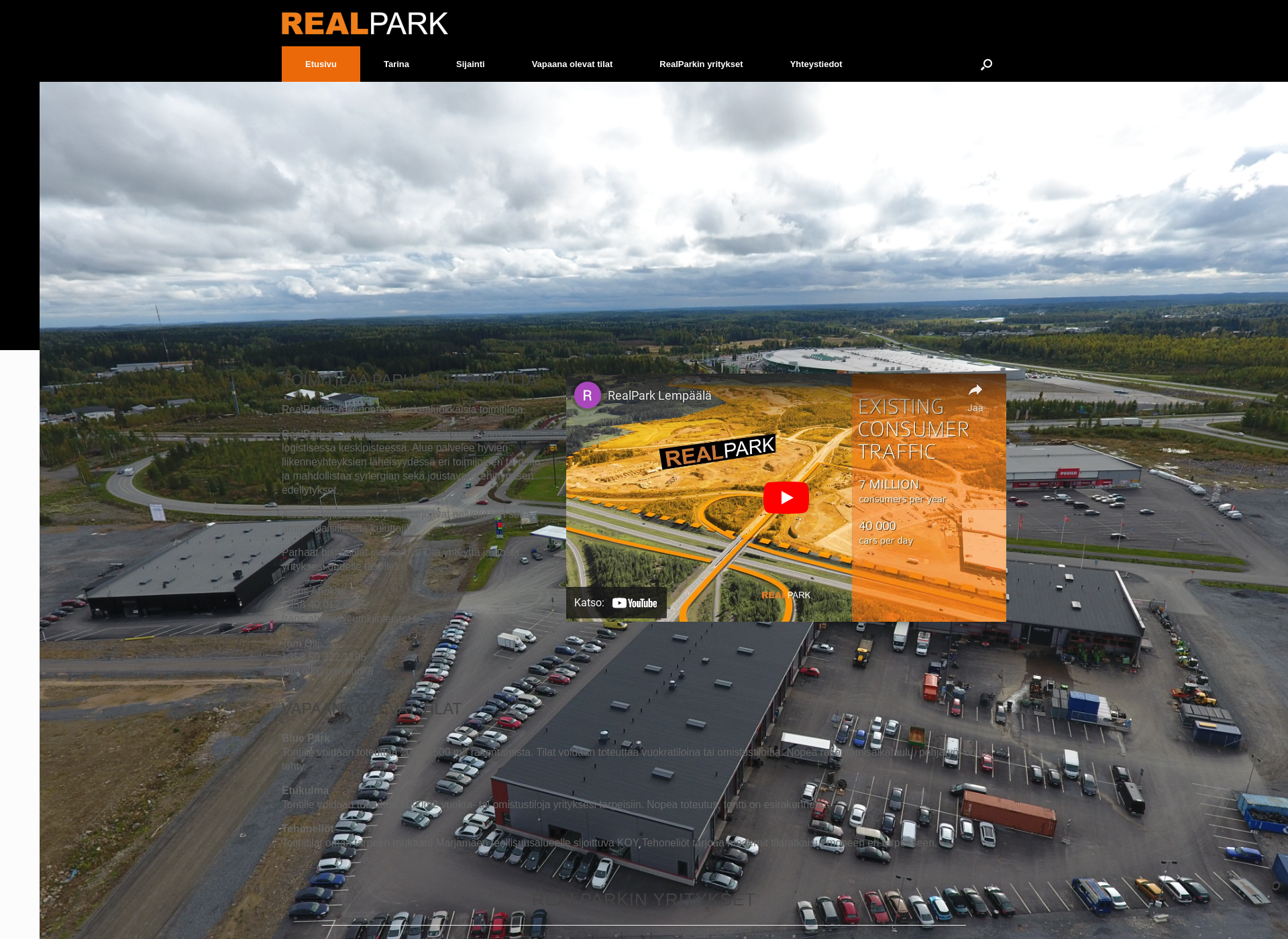 Screenshot for realpark.fi