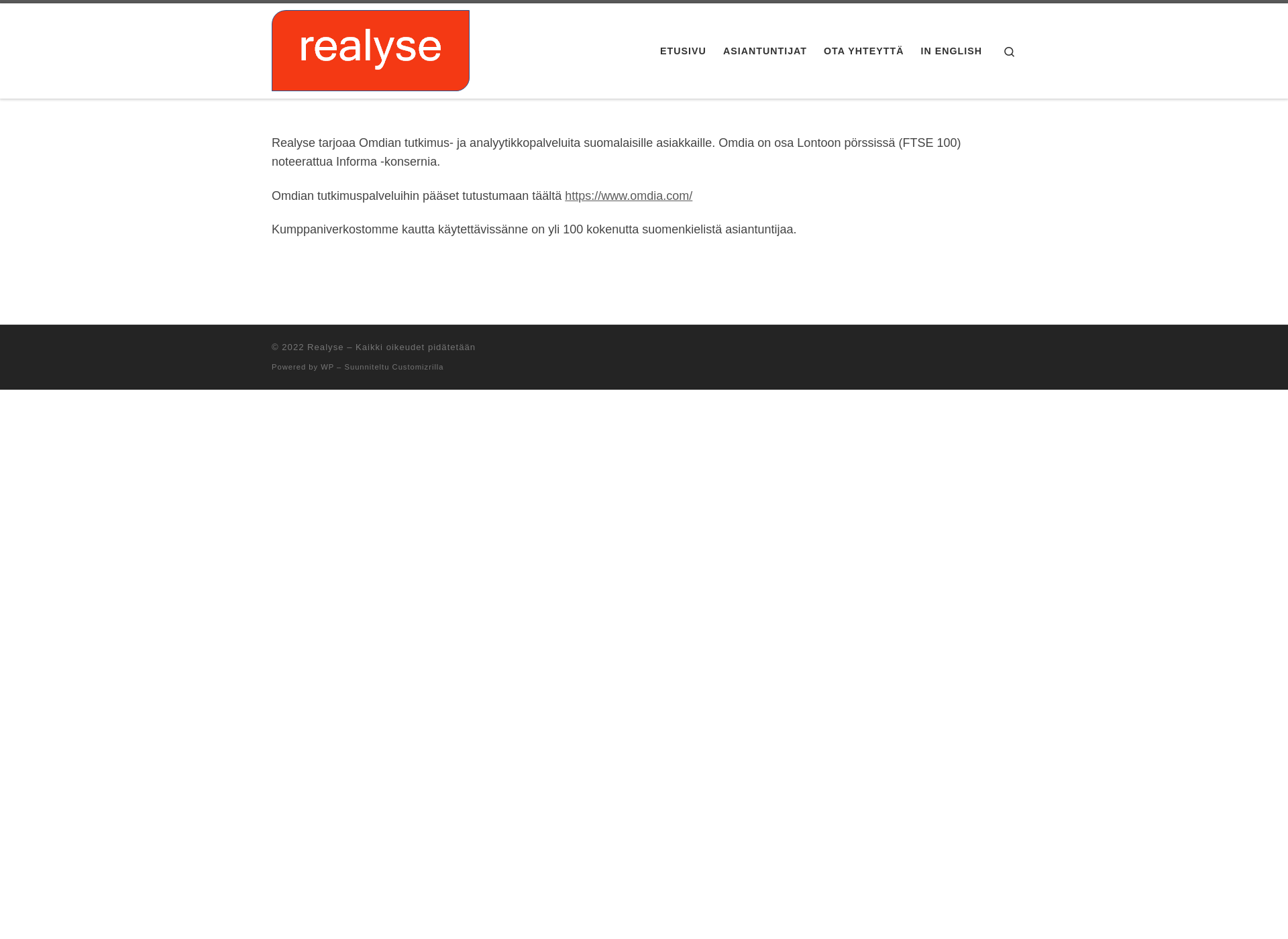 Screenshot for realyse.fi