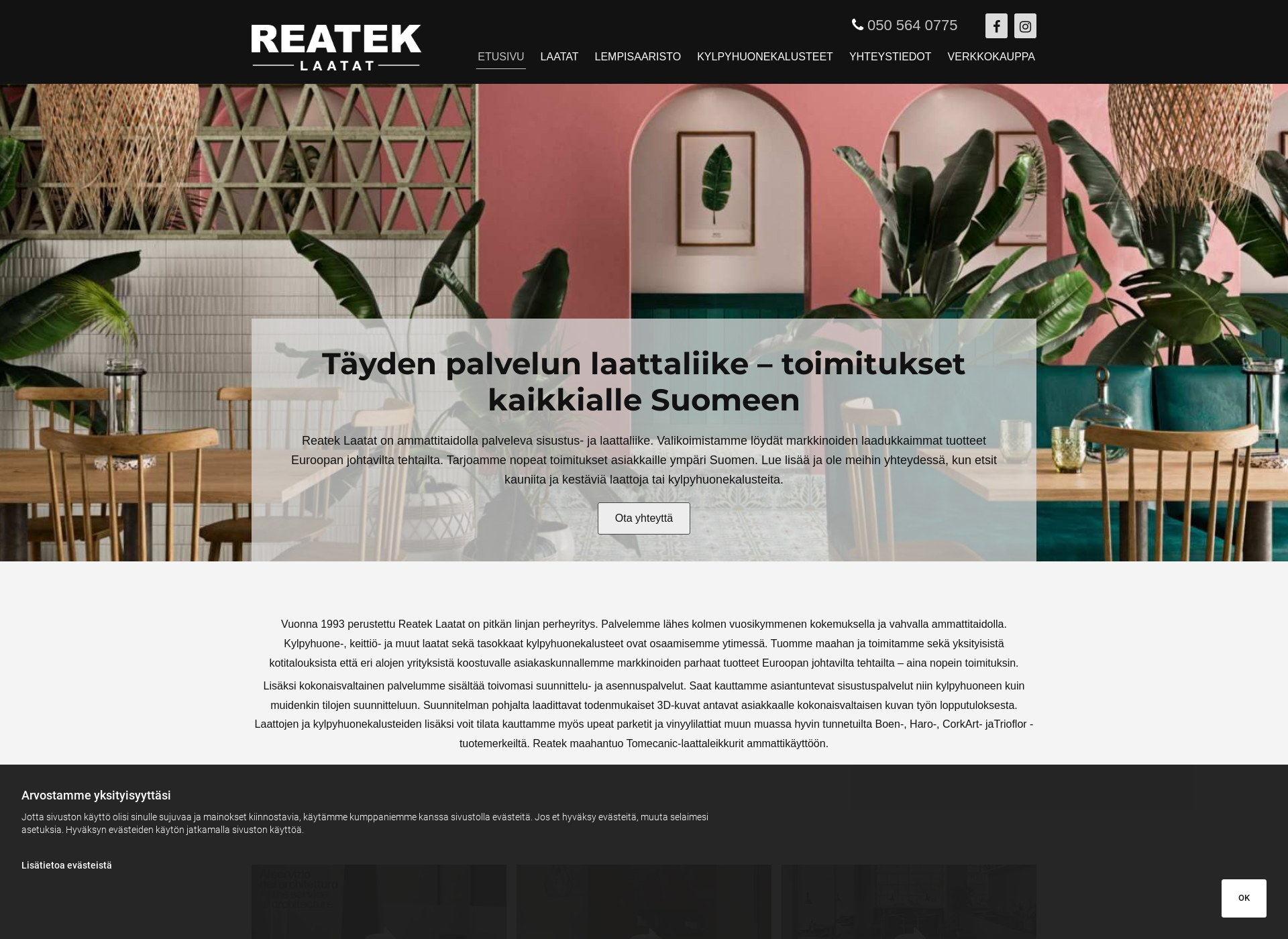 Screenshot for reatek.fi
