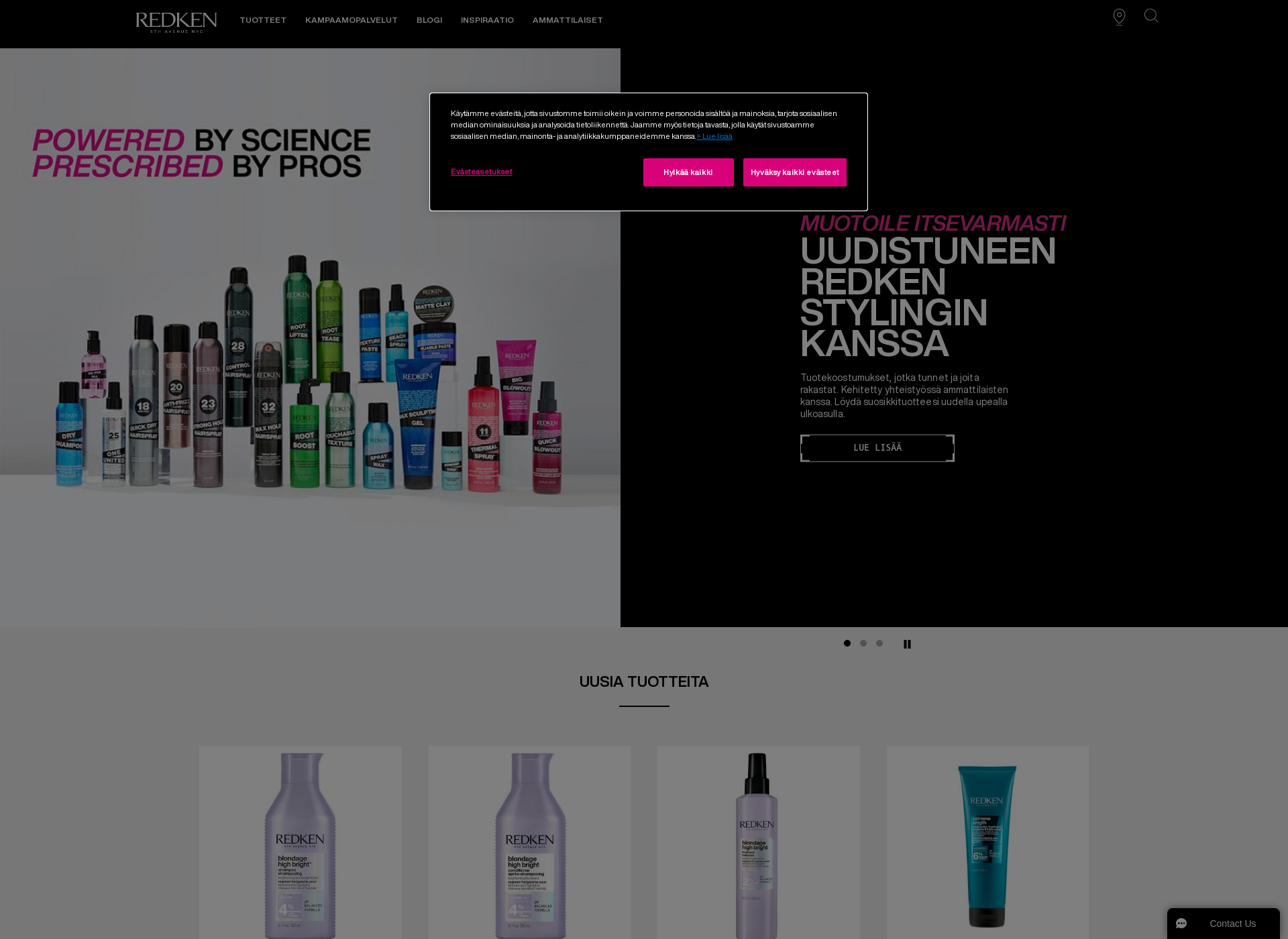 Screenshot for redken.fi