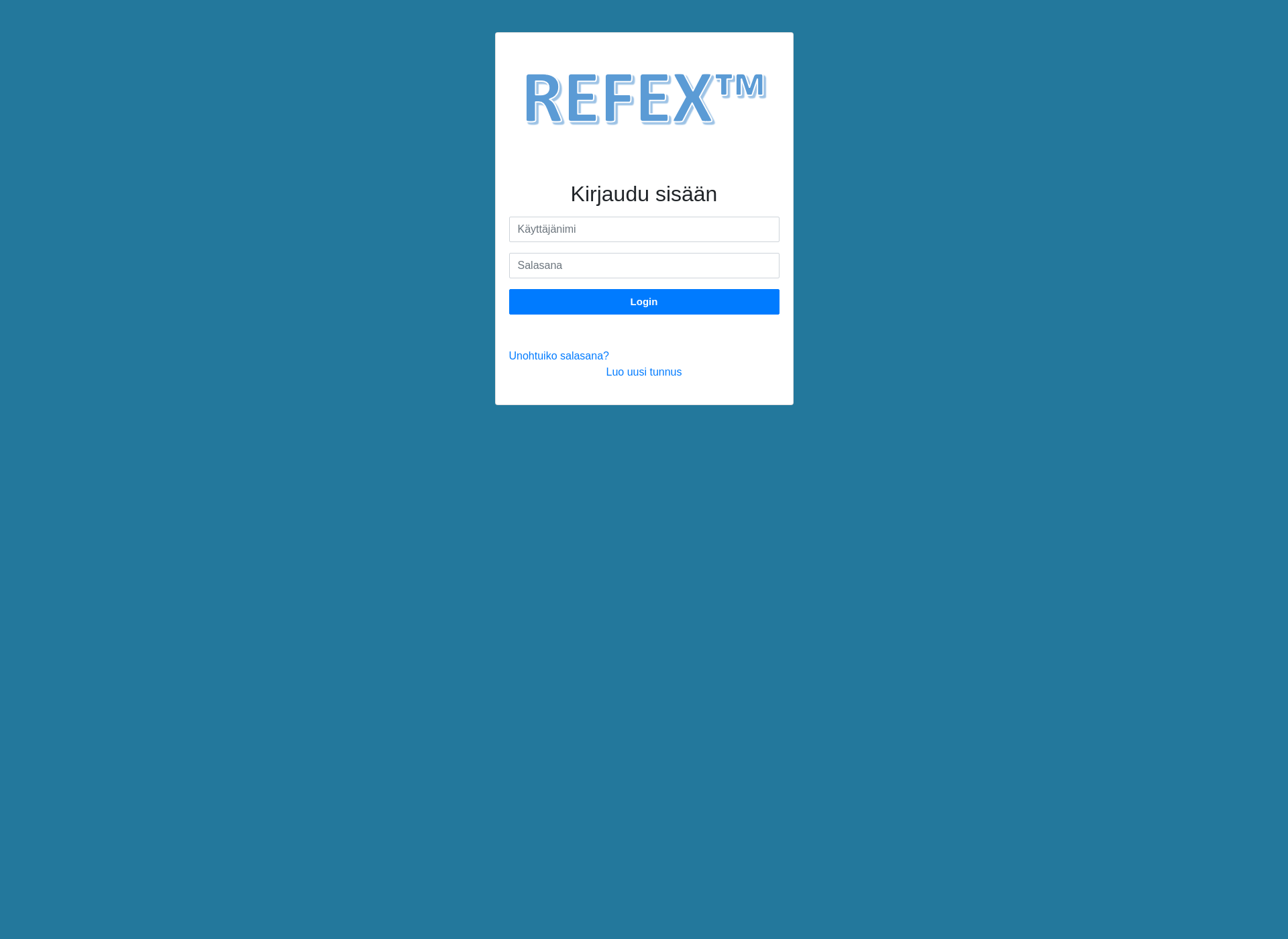 Screenshot for refex.fi