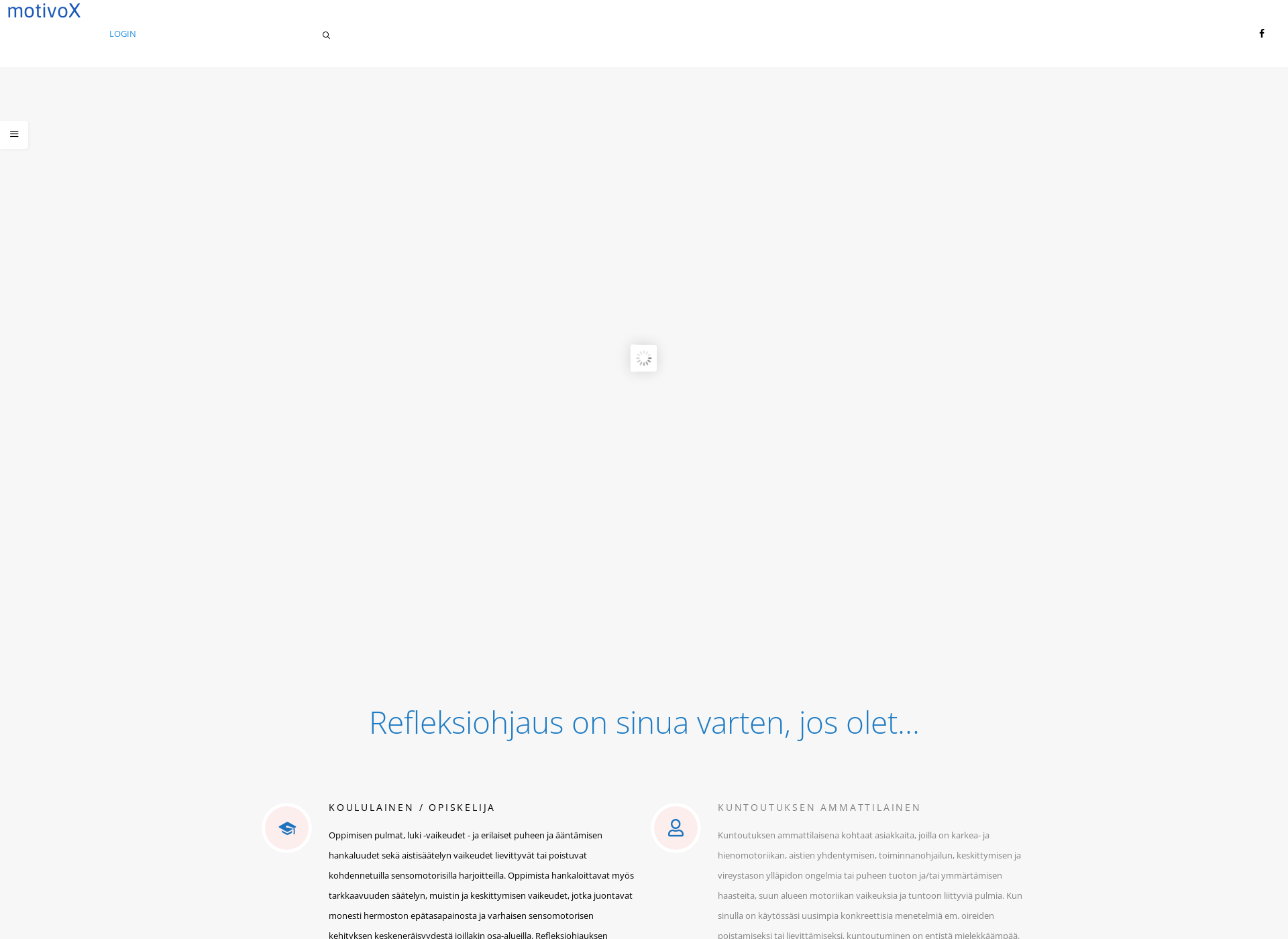 Screenshot for refleksiohjaus.fi
