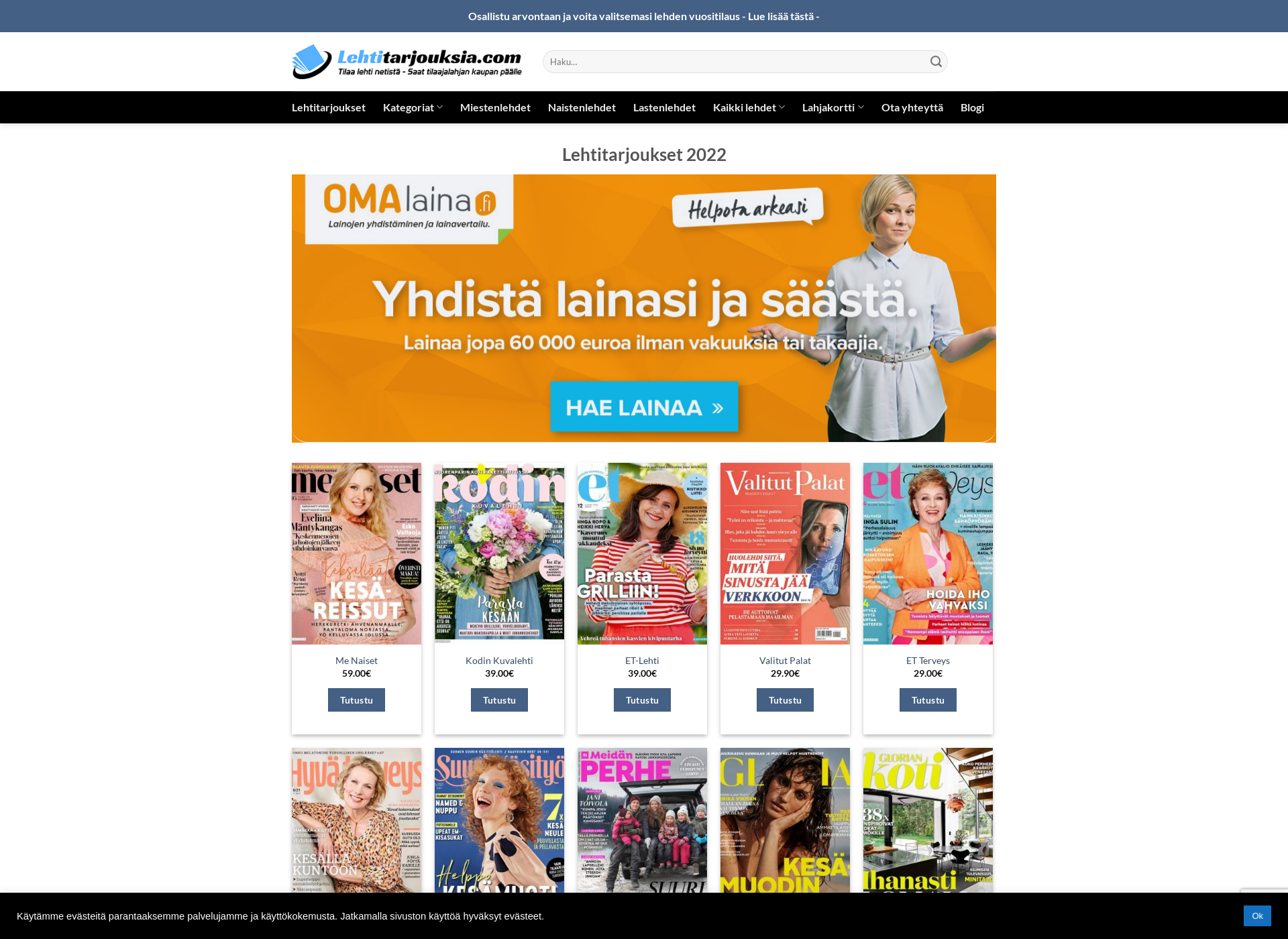 Screenshot for reginalehti.fi
