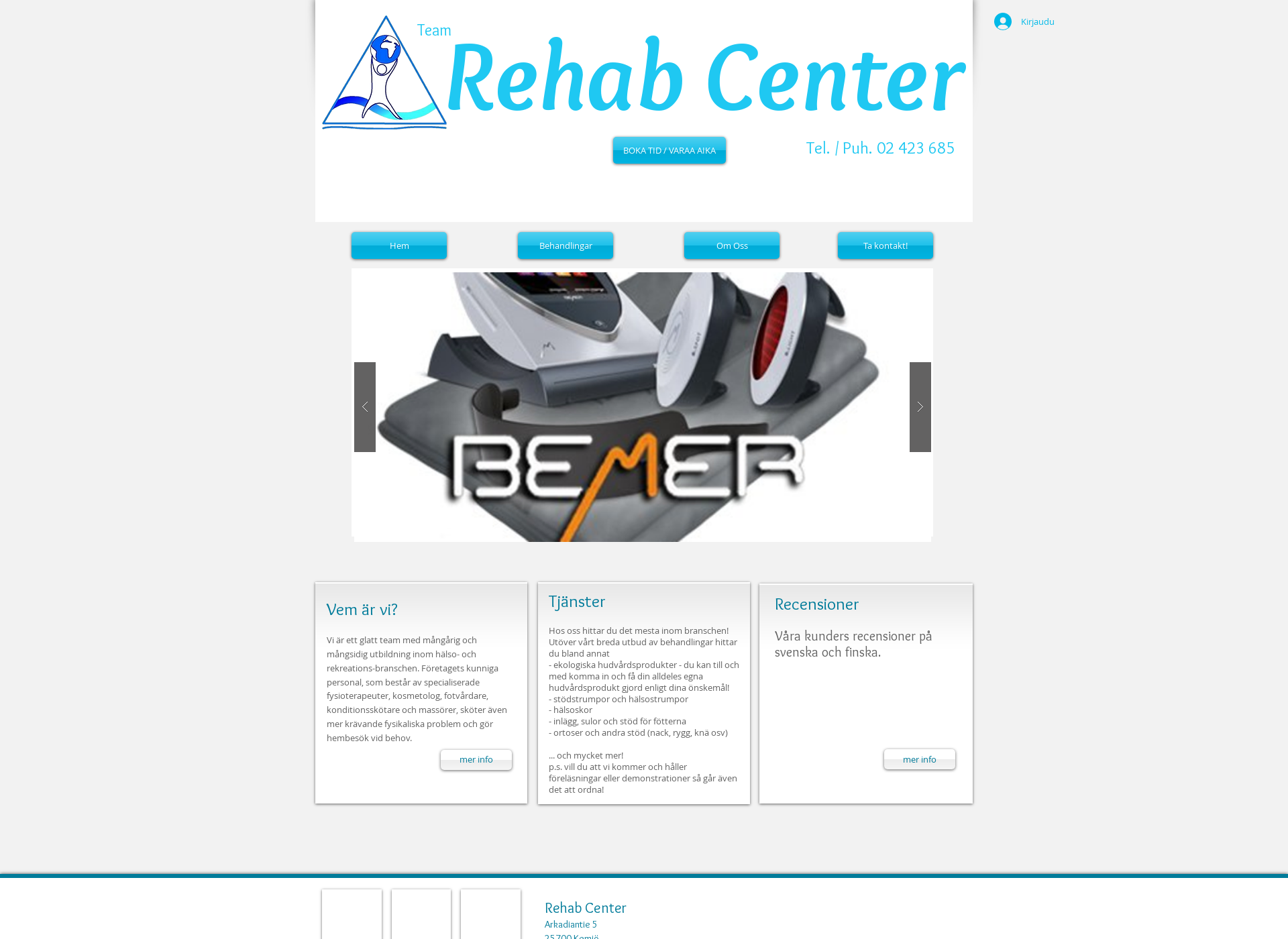 Screenshot for rehabcenter.fi