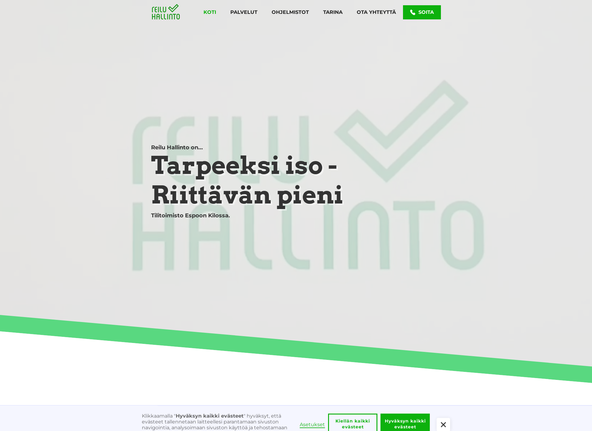 Screenshot for reiluhallinto.fi