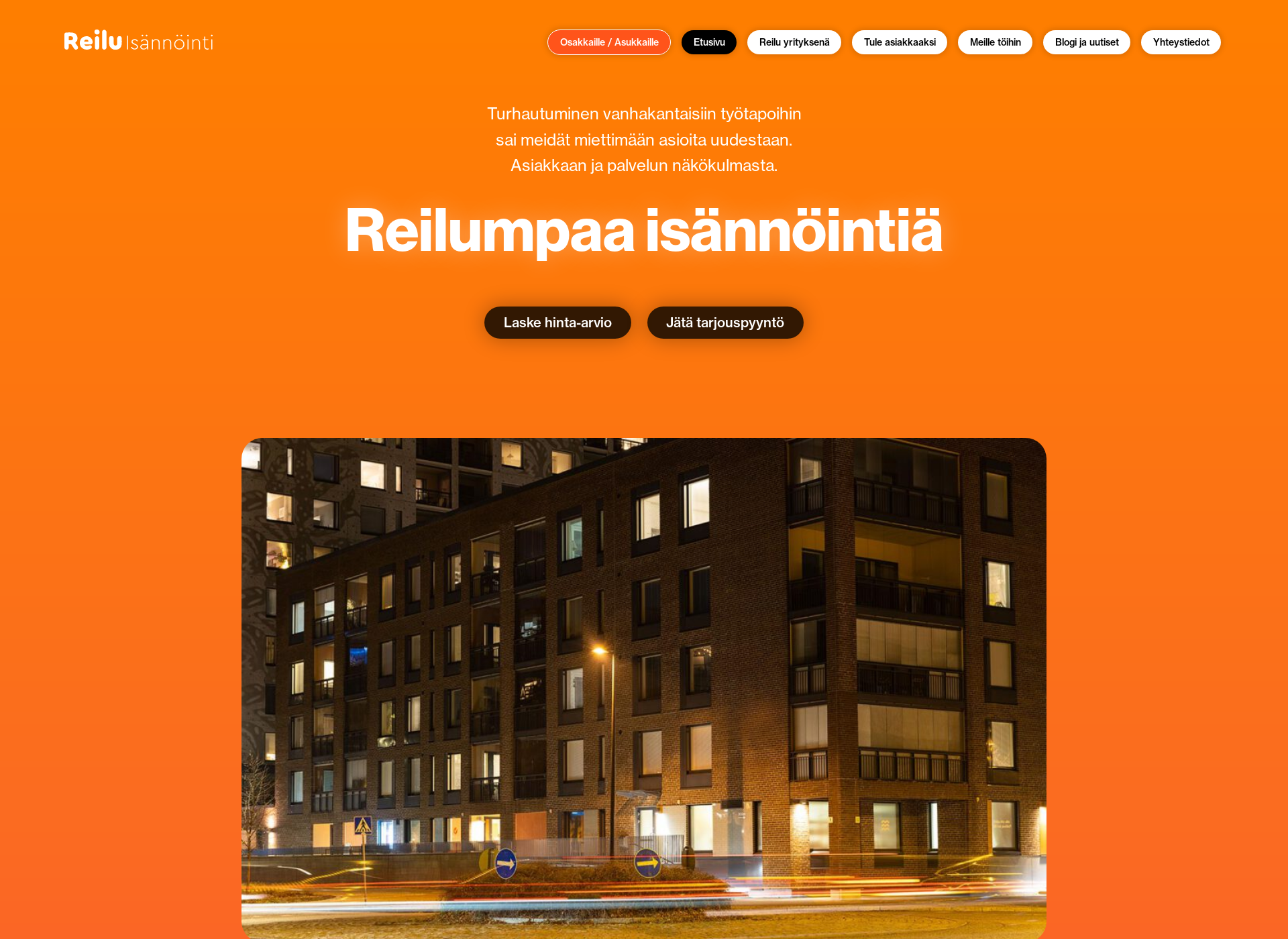 Screenshot for reiluisannointi.fi