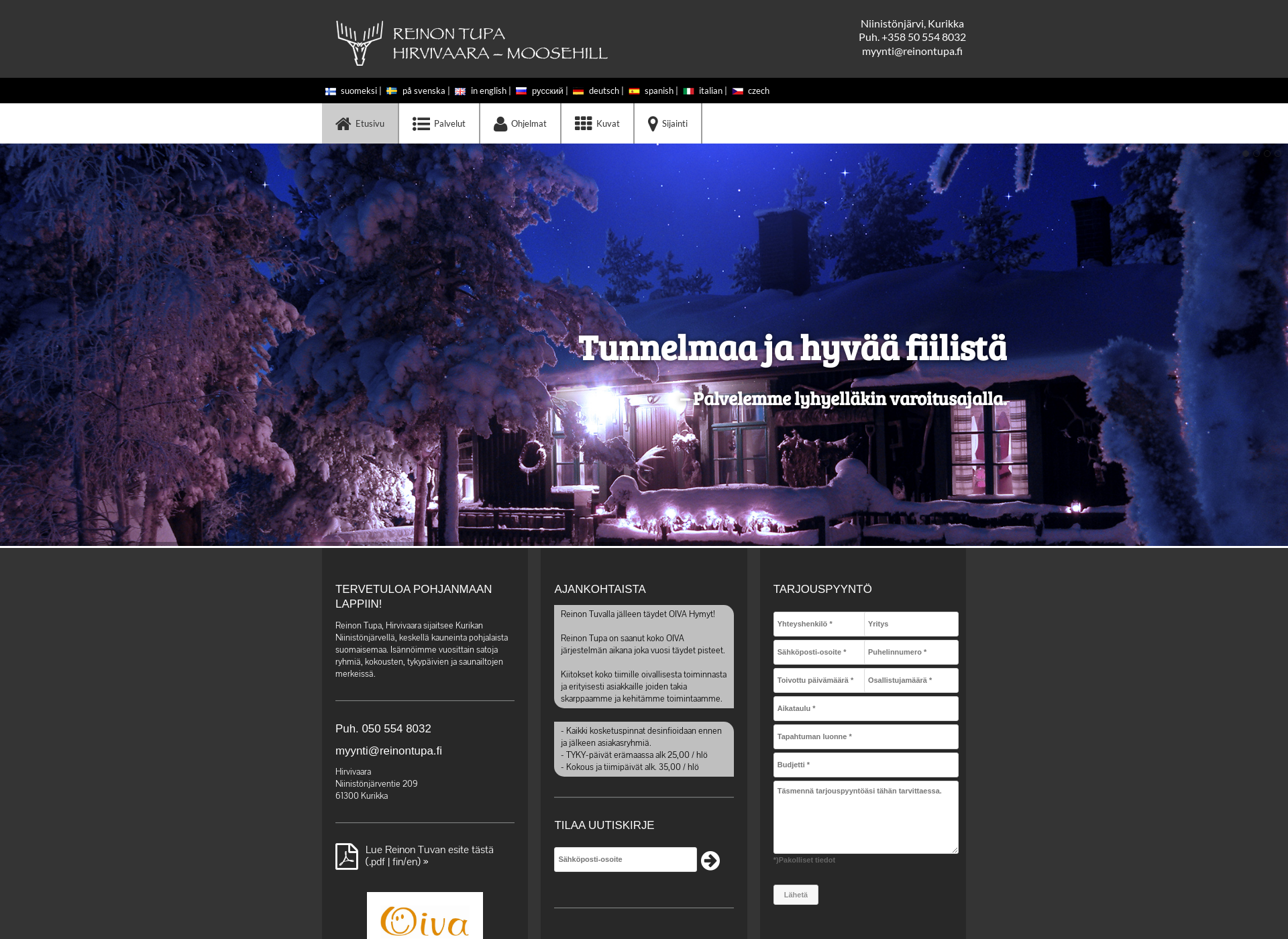 Screenshot for reinontupa.fi