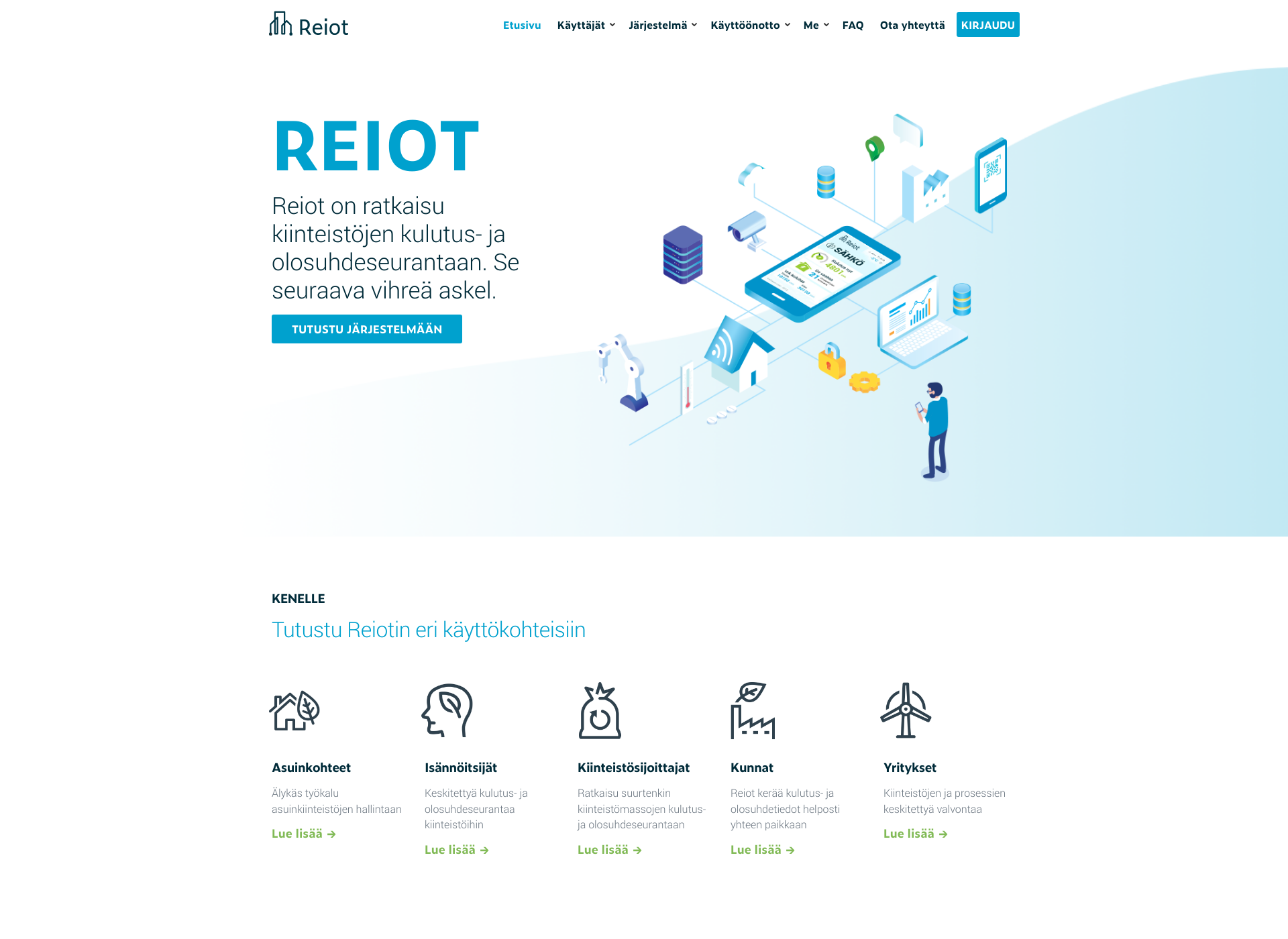 Screenshot for reiot.fi