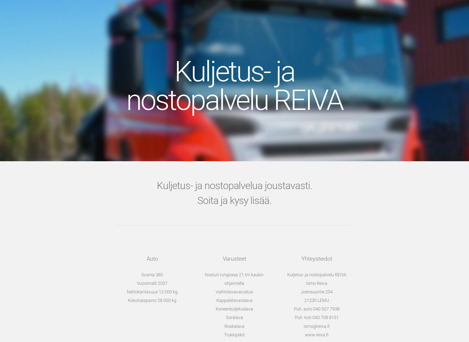 Screenshot for reiva.fi