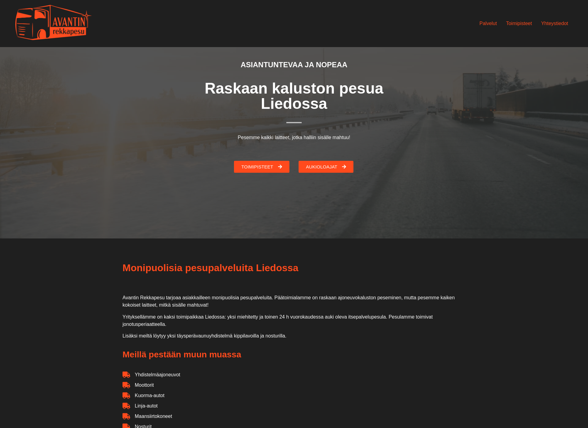Screenshot for rekkakeidas.fi