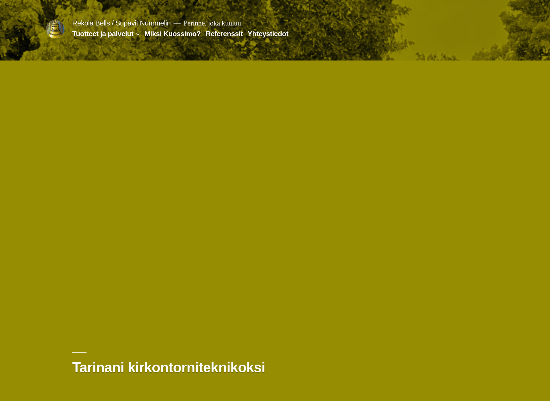Skärmdump för rekolabells.fi