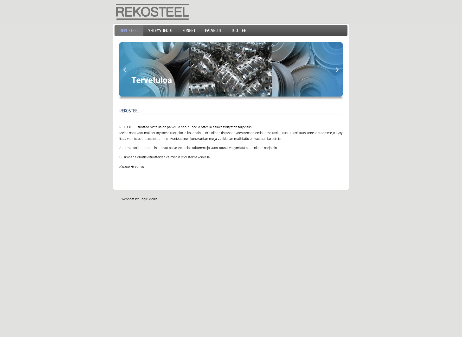 Screenshot for rekosteel.fi