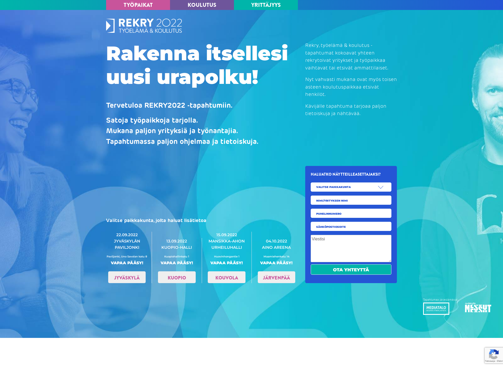 Screenshot for rekryjatyoelama.fi