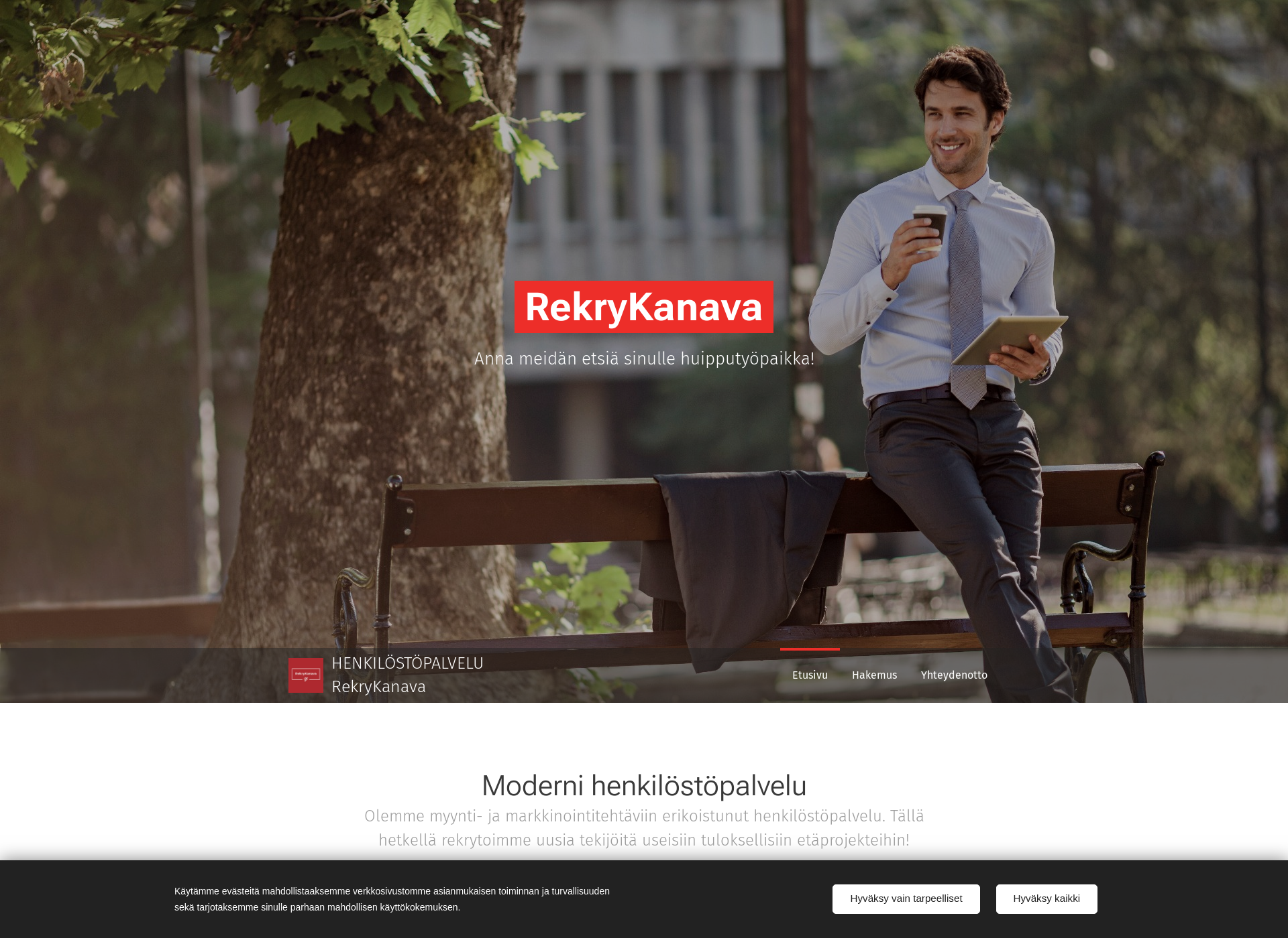 Screenshot for rekrykanava.fi