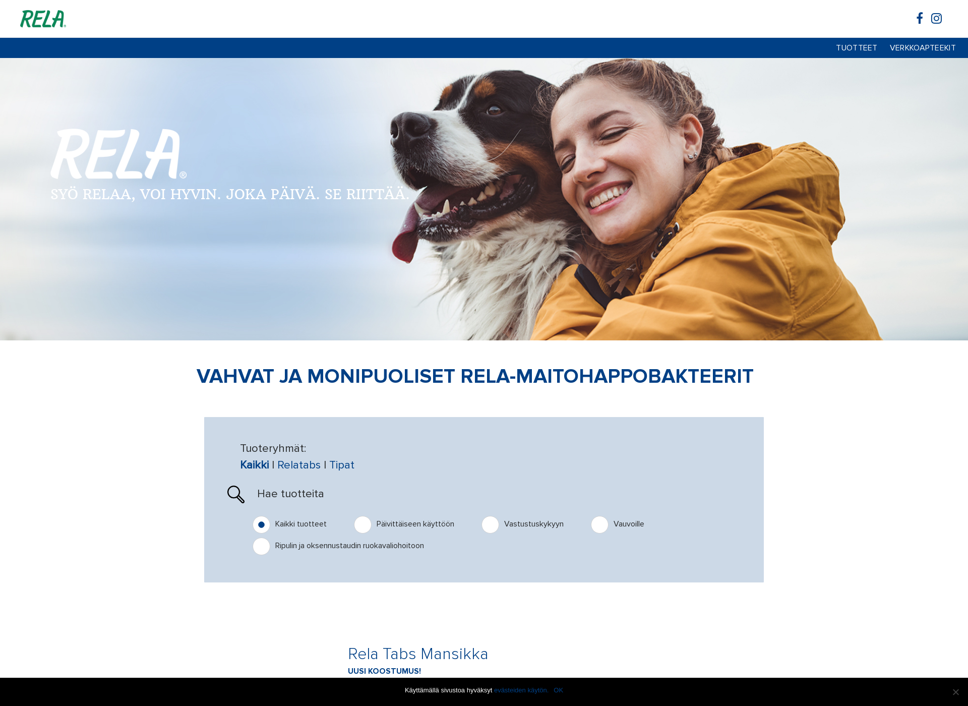 Screenshot for rela.fi