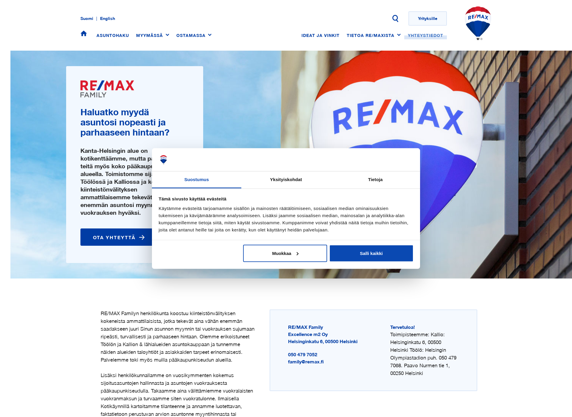 Screenshot for remax-family.fi