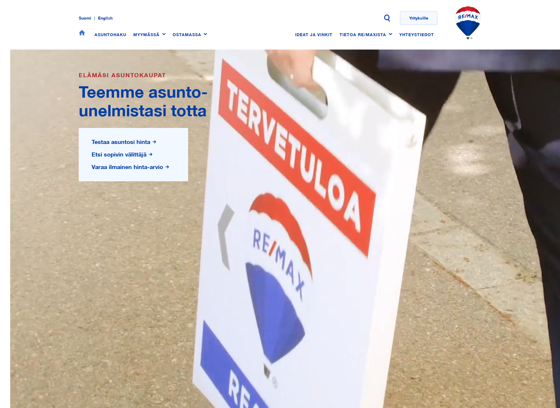 Screenshot for remax-offices.fi