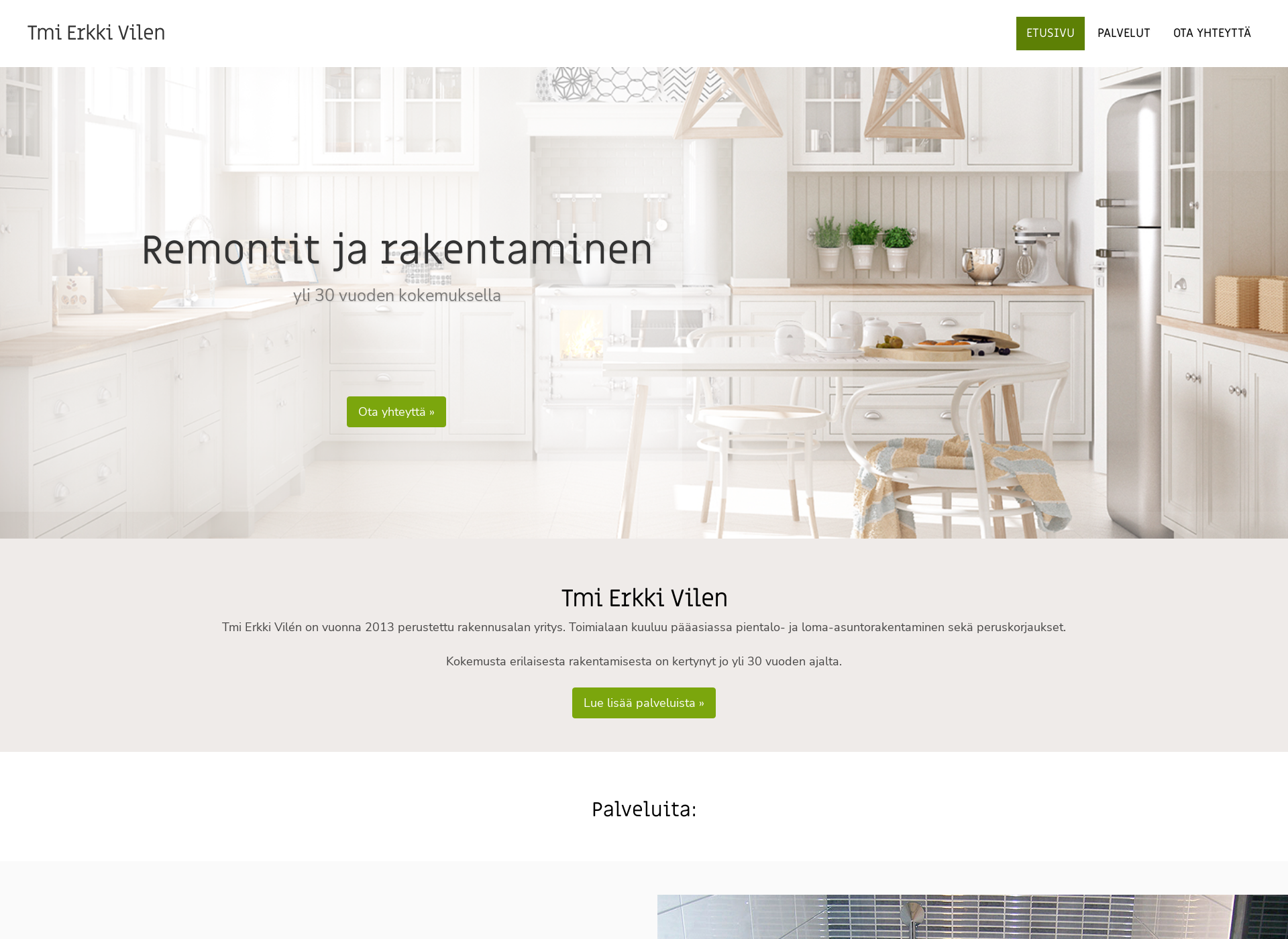 Screenshot for remontointierkkivilen.fi