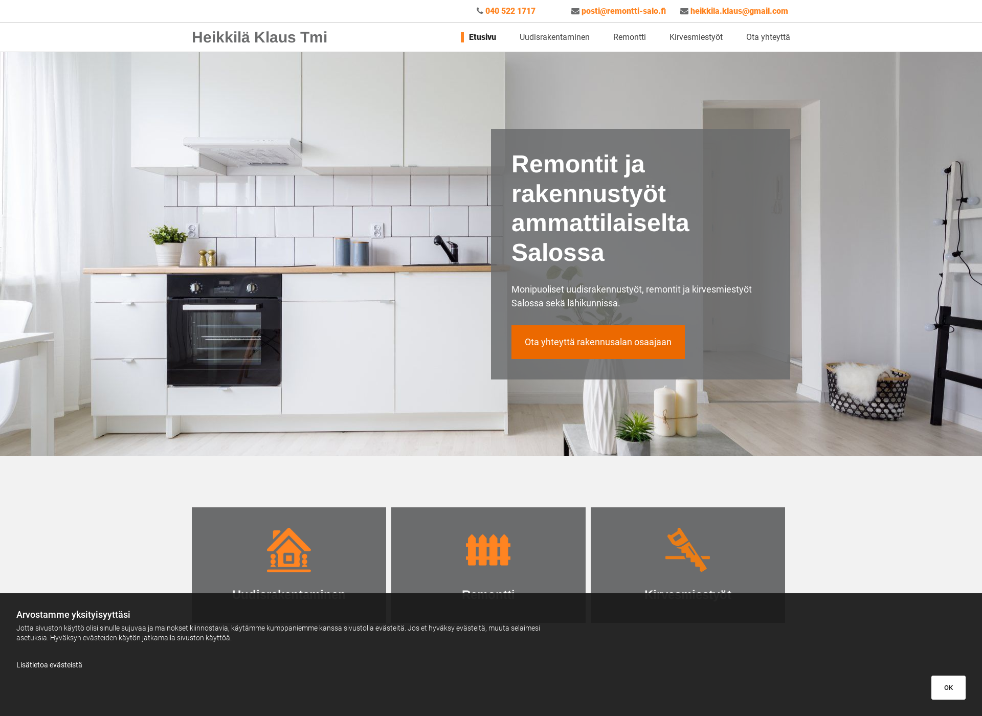 Screenshot for remontti-salo.fi