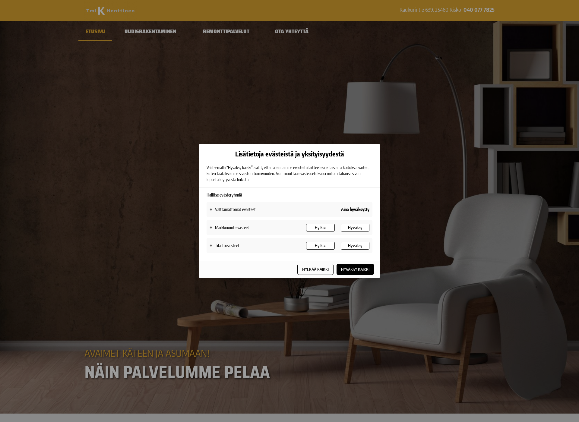 Screenshot for remonttisalo.fi