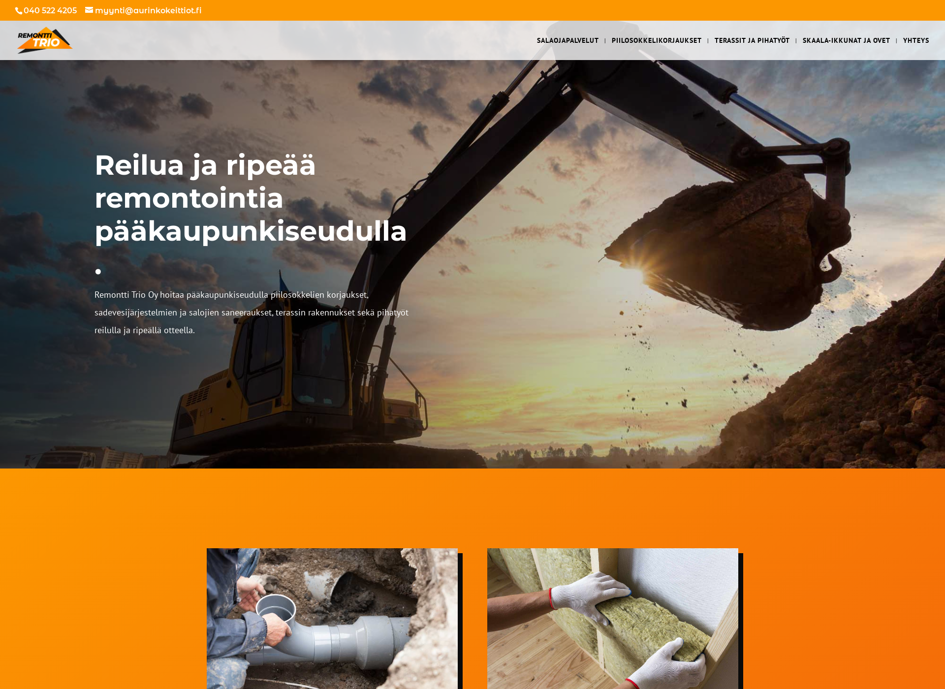 Screenshot for remonttitrio.fi