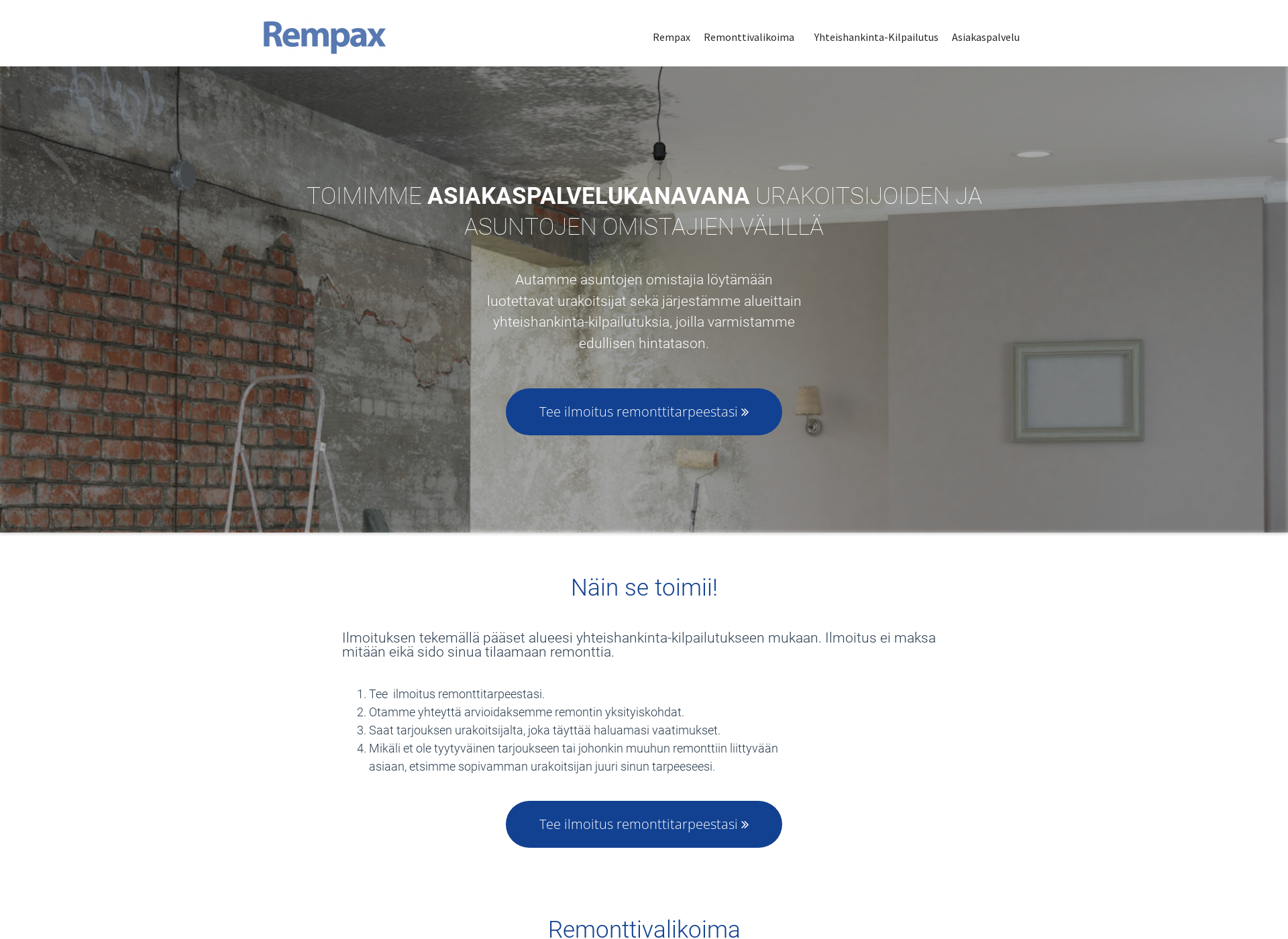 Screenshot for rempax.fi