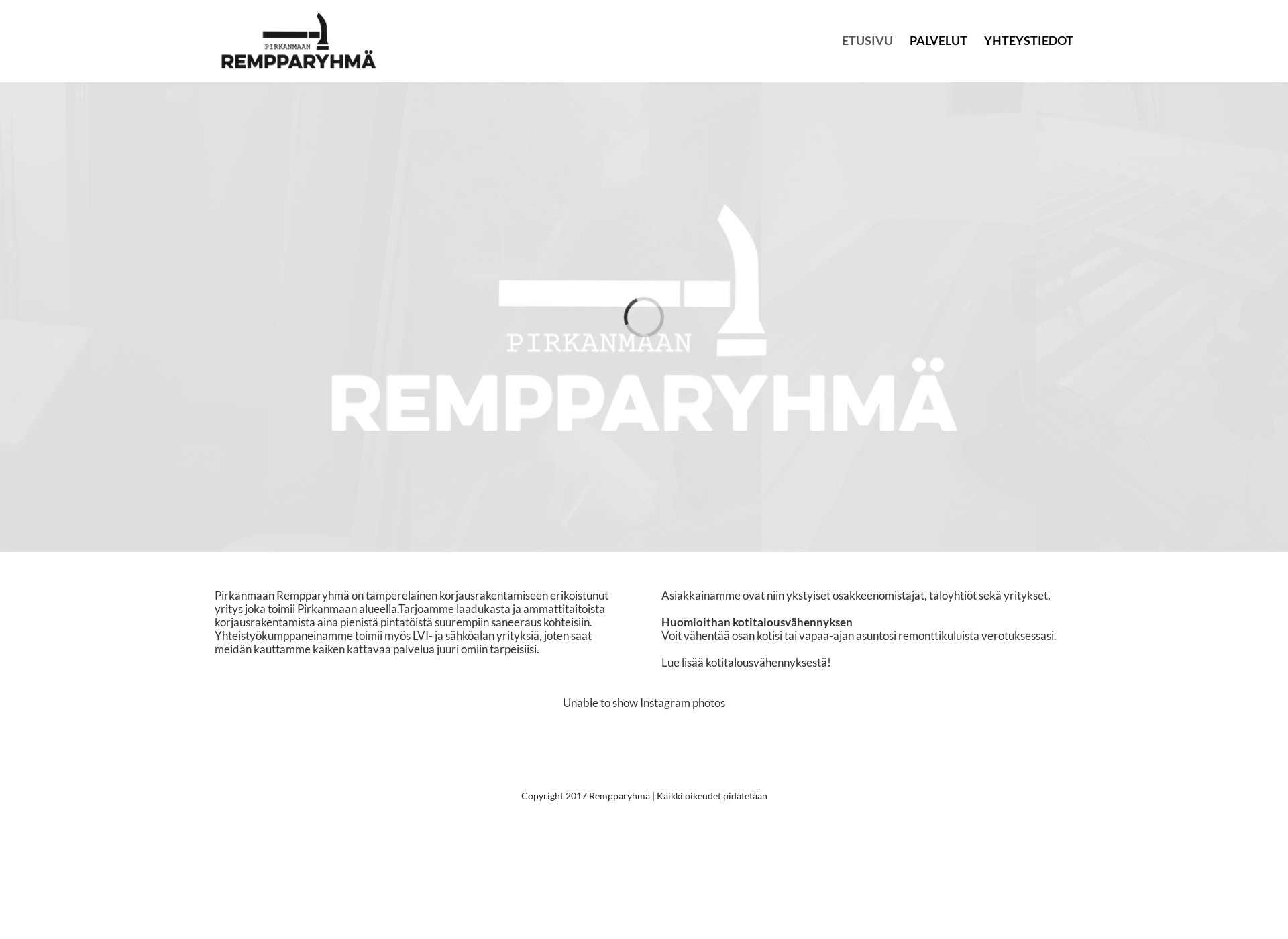 Screenshot for rempparyhma.fi