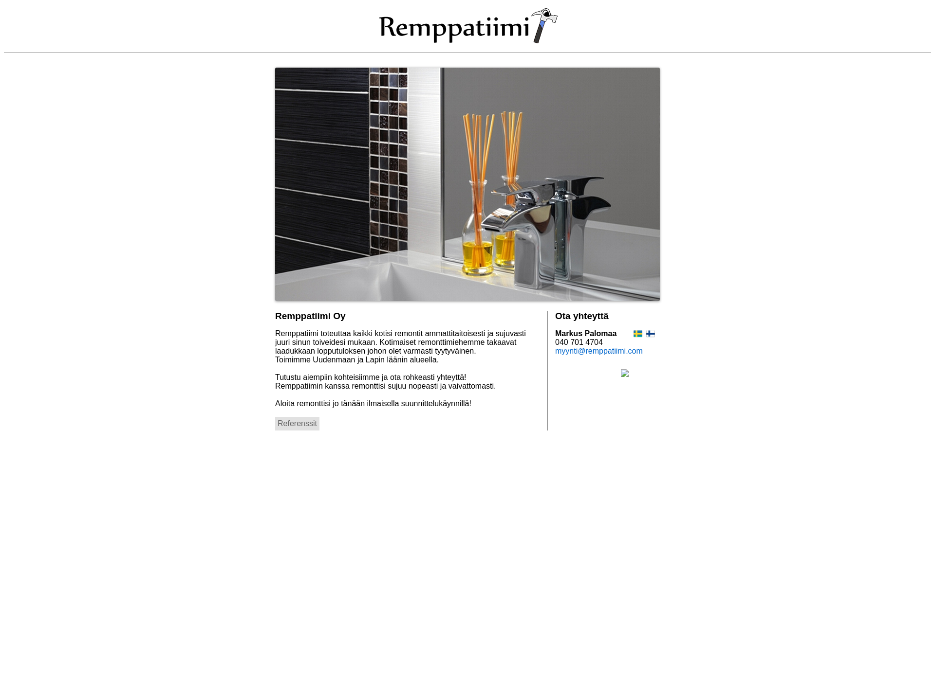 Skärmdump för remppatiimi.com