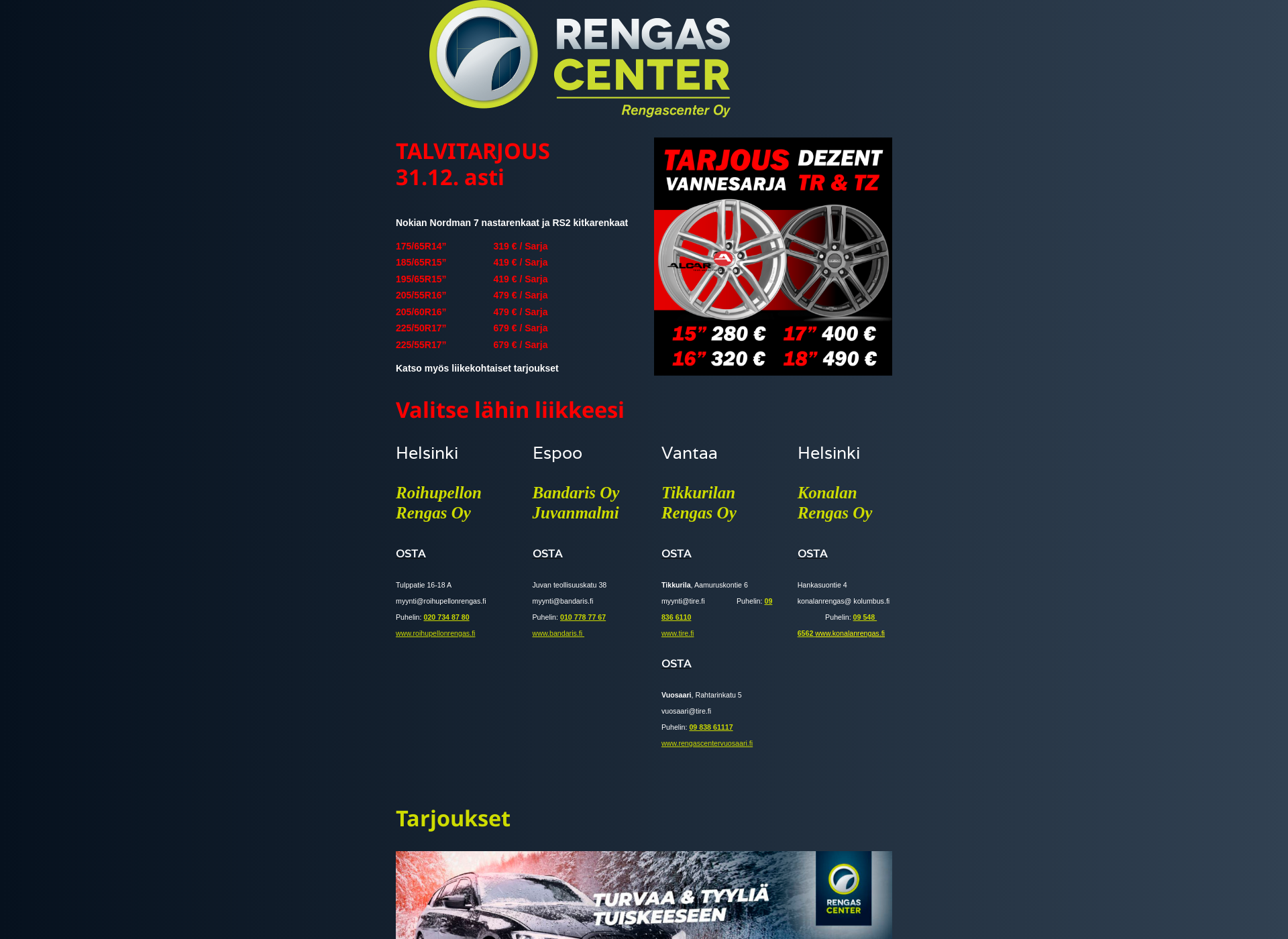 Screenshot for rengascenterpks.fi