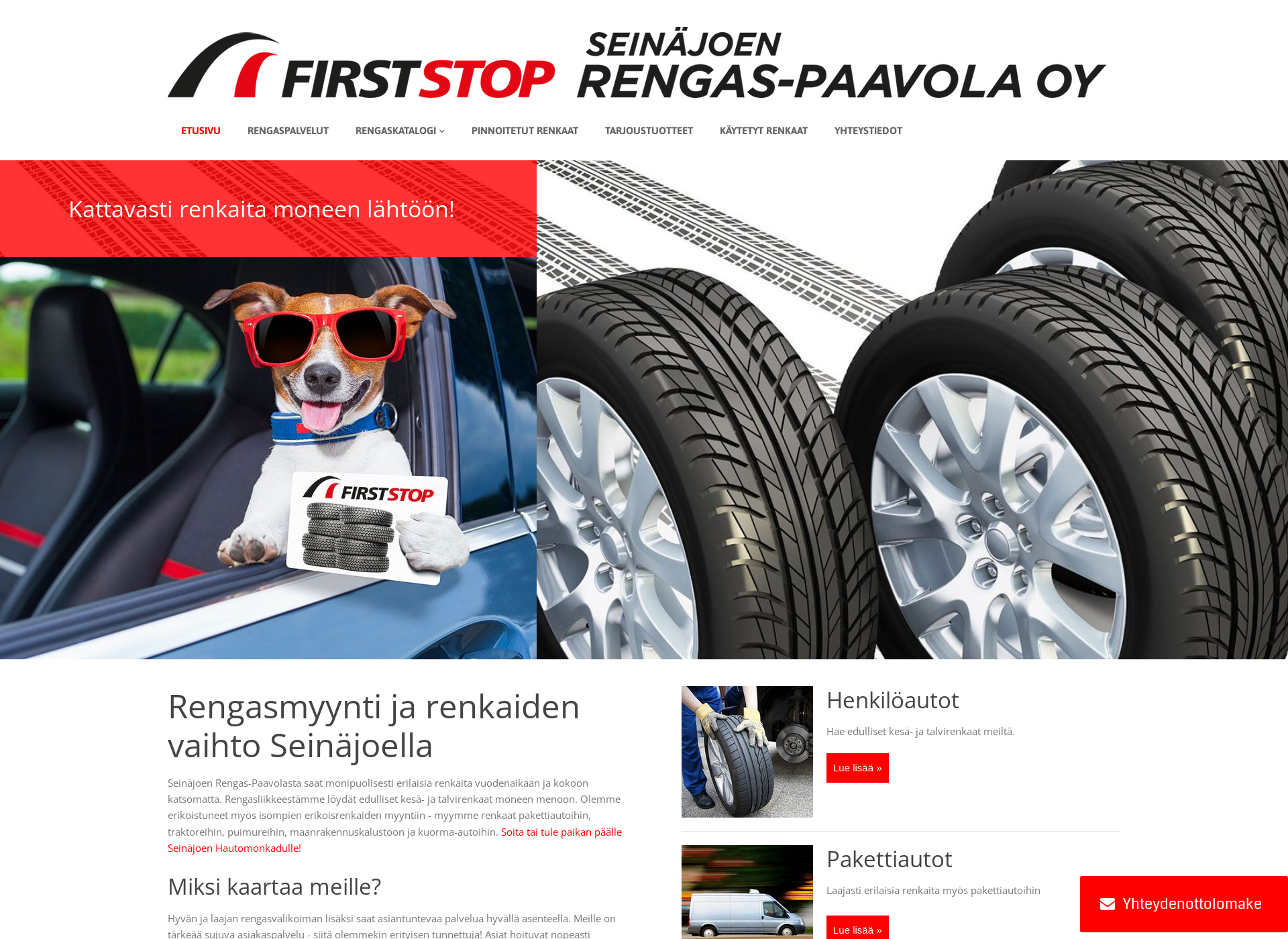 Screenshot for rengaspaavola.fi