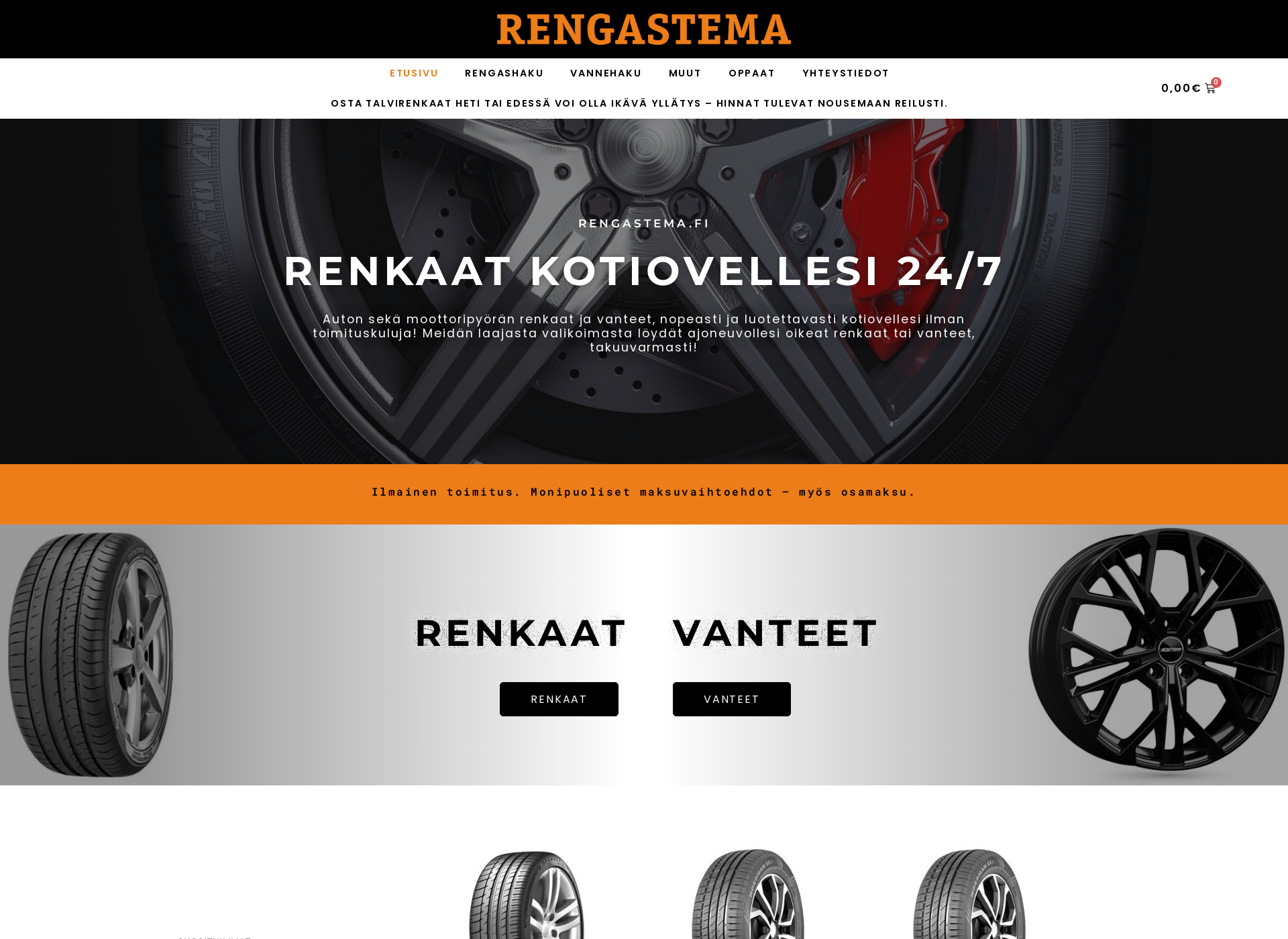 Screenshot for rengastema.fi