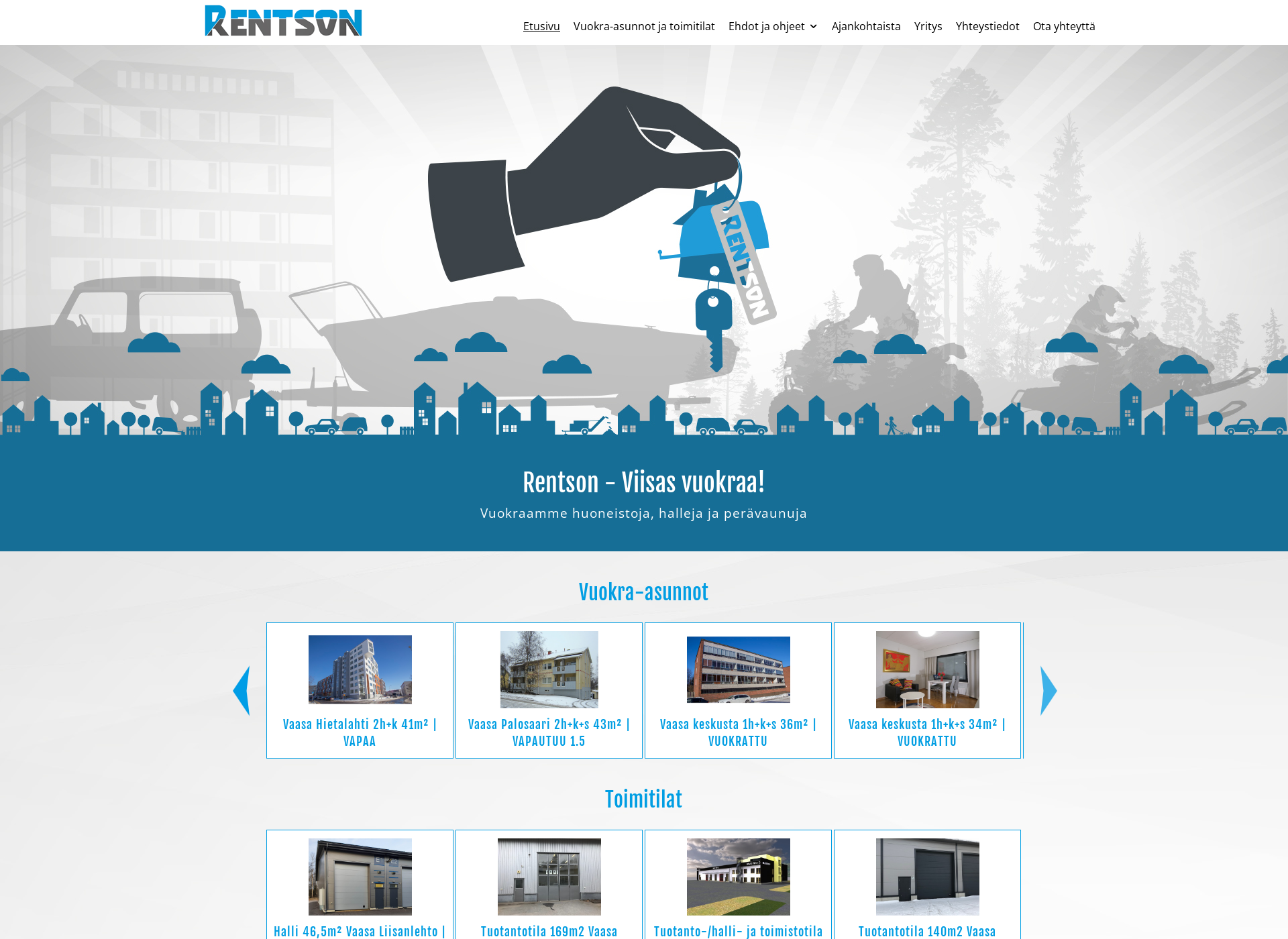Screenshot for rentson.fi