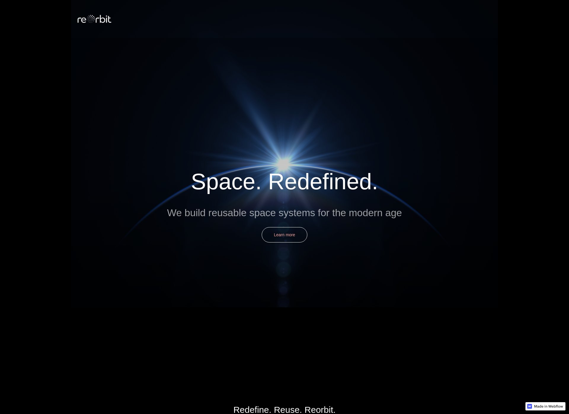 Screenshot for reorbit.space