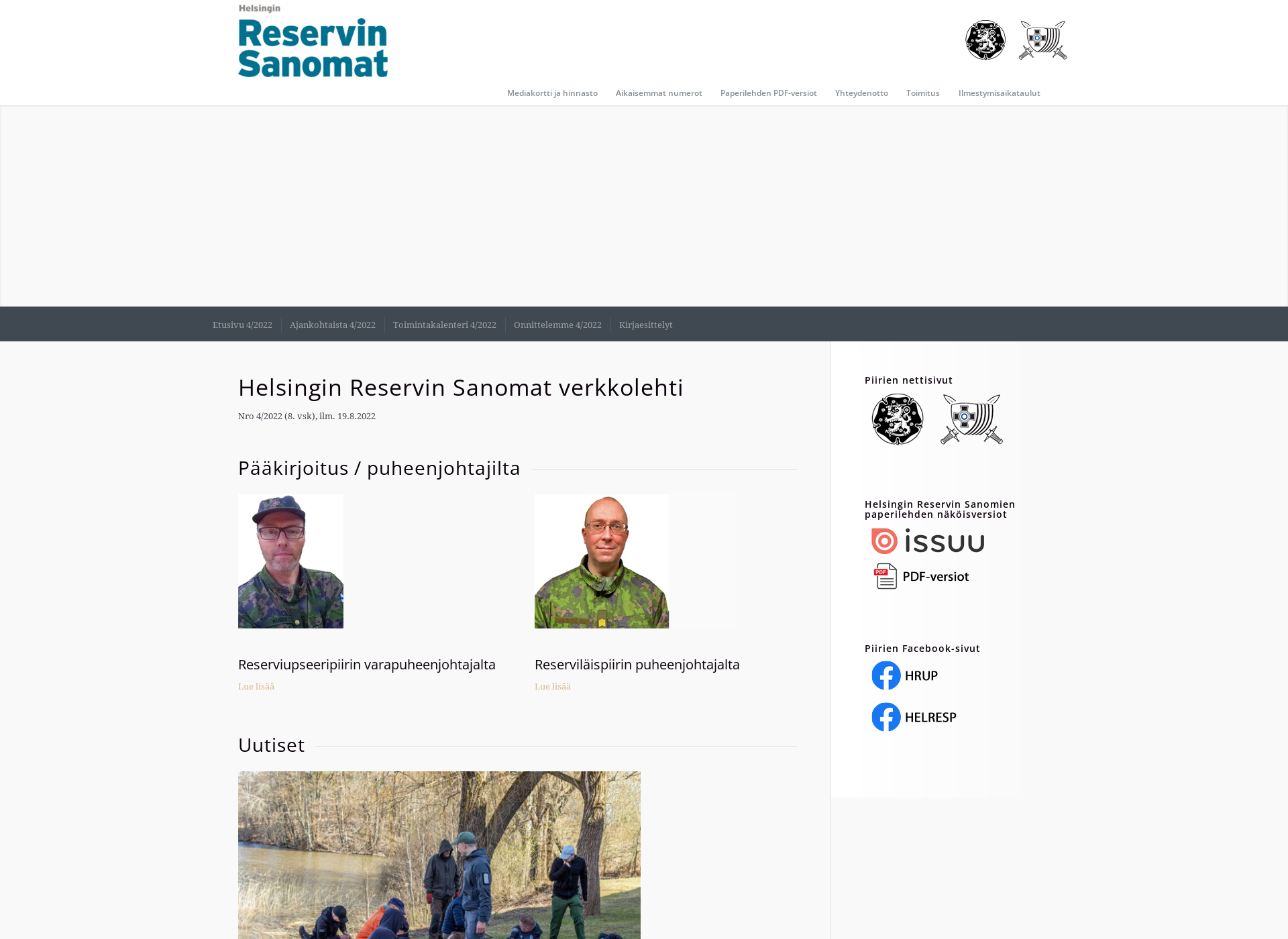 Screenshot for reservinsanomat.fi