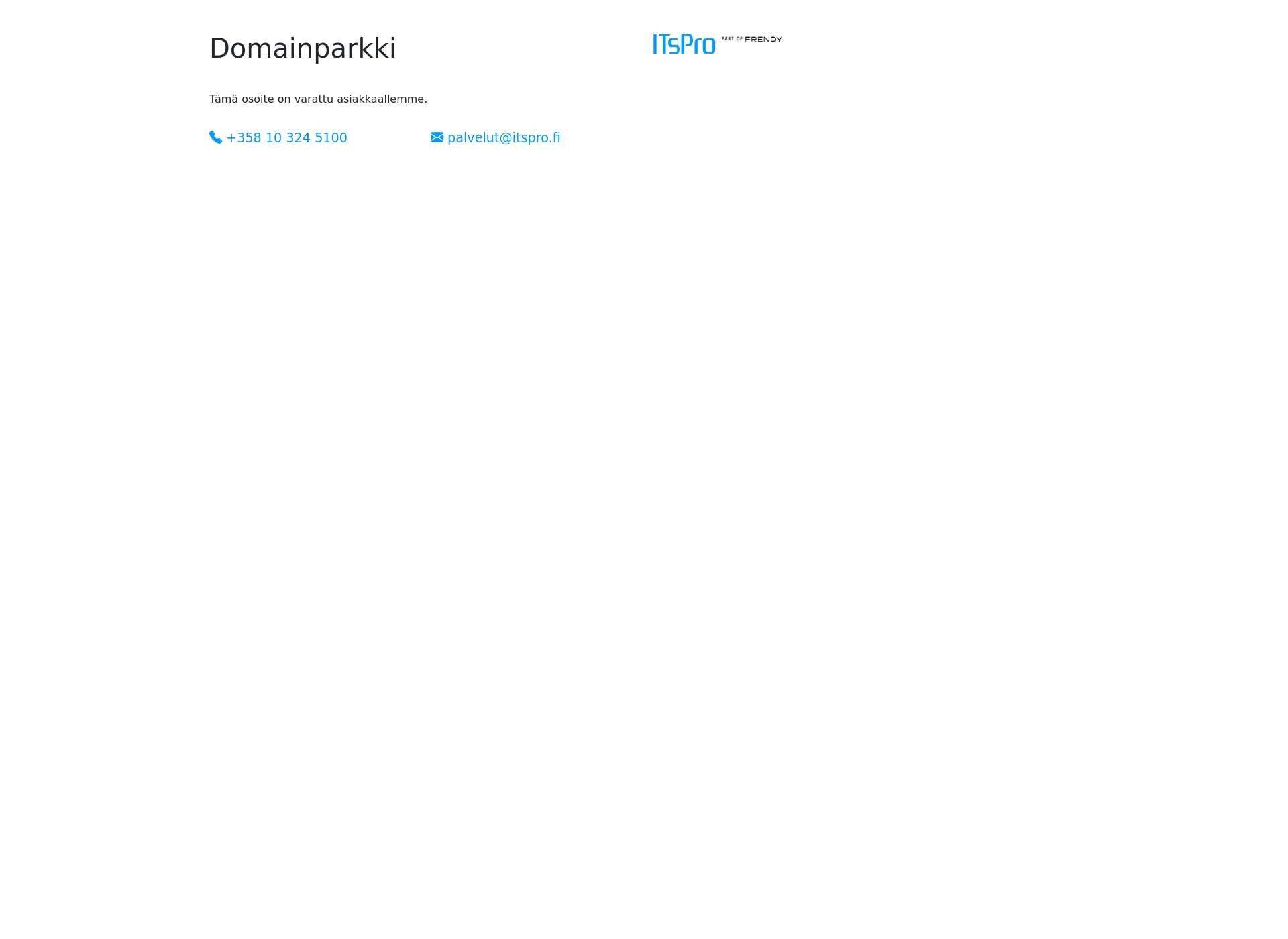 Skärmdump för respectio.fi
