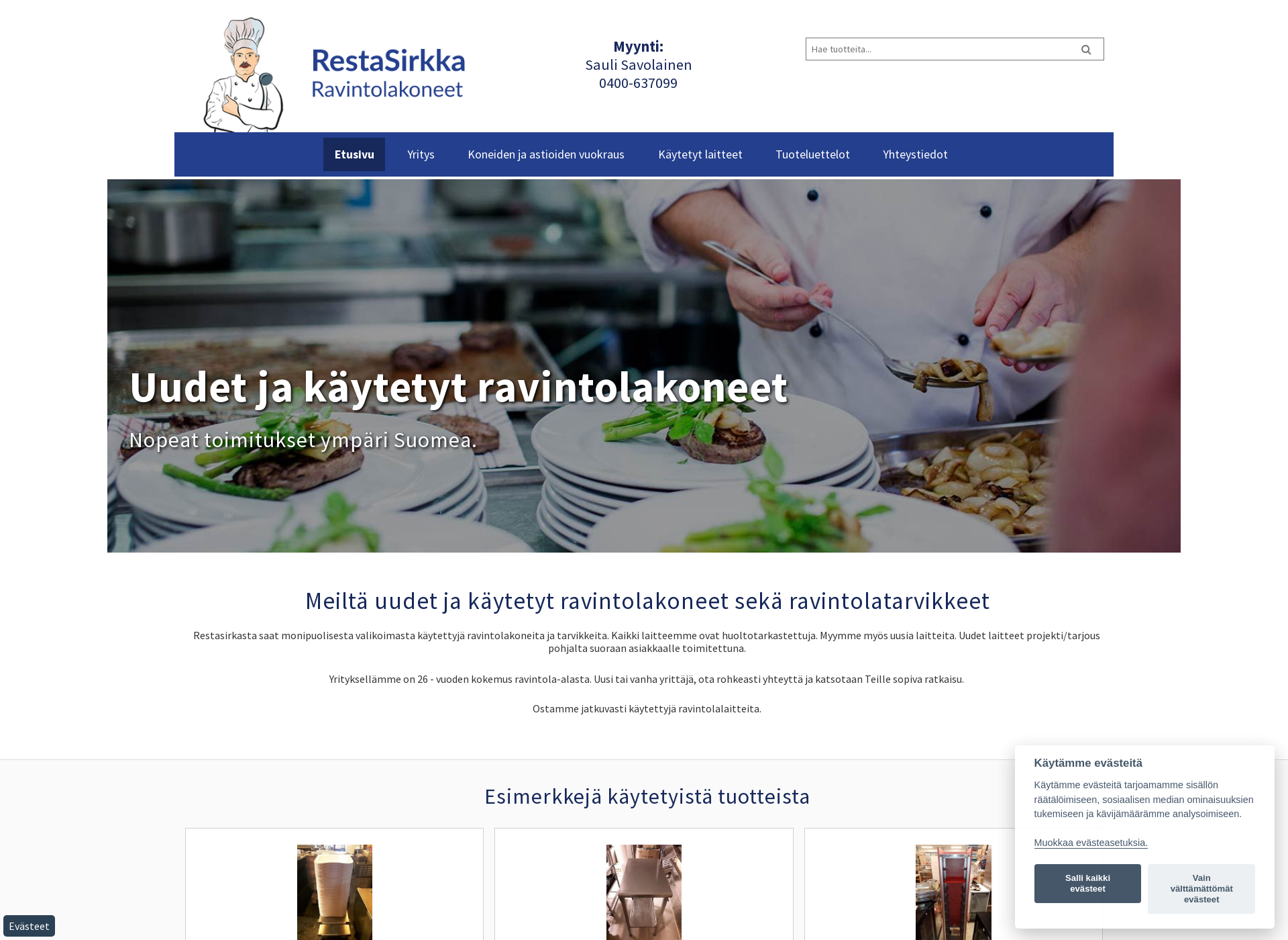 Screenshot for restasirkka.fi