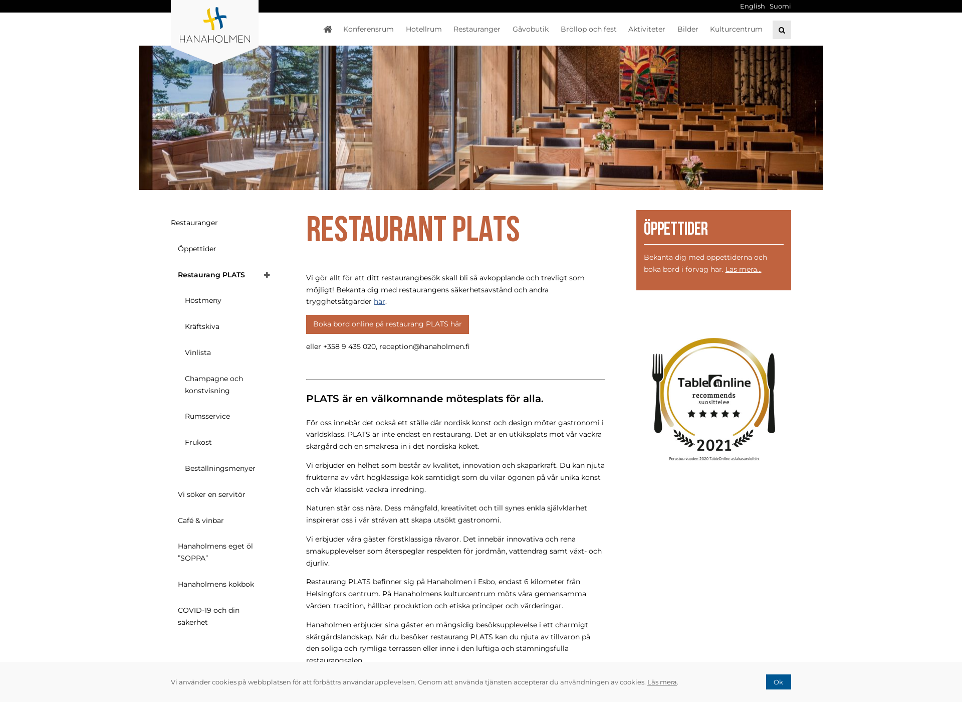 Screenshot for restaurangplats.fi