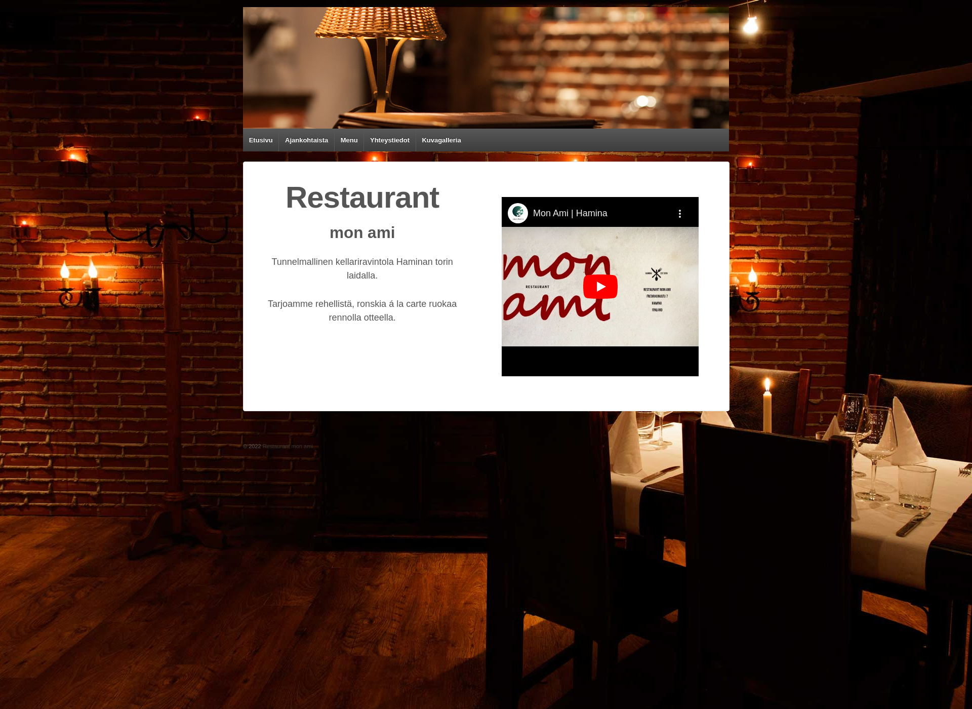 Skärmdump för restaurantmonami.fi