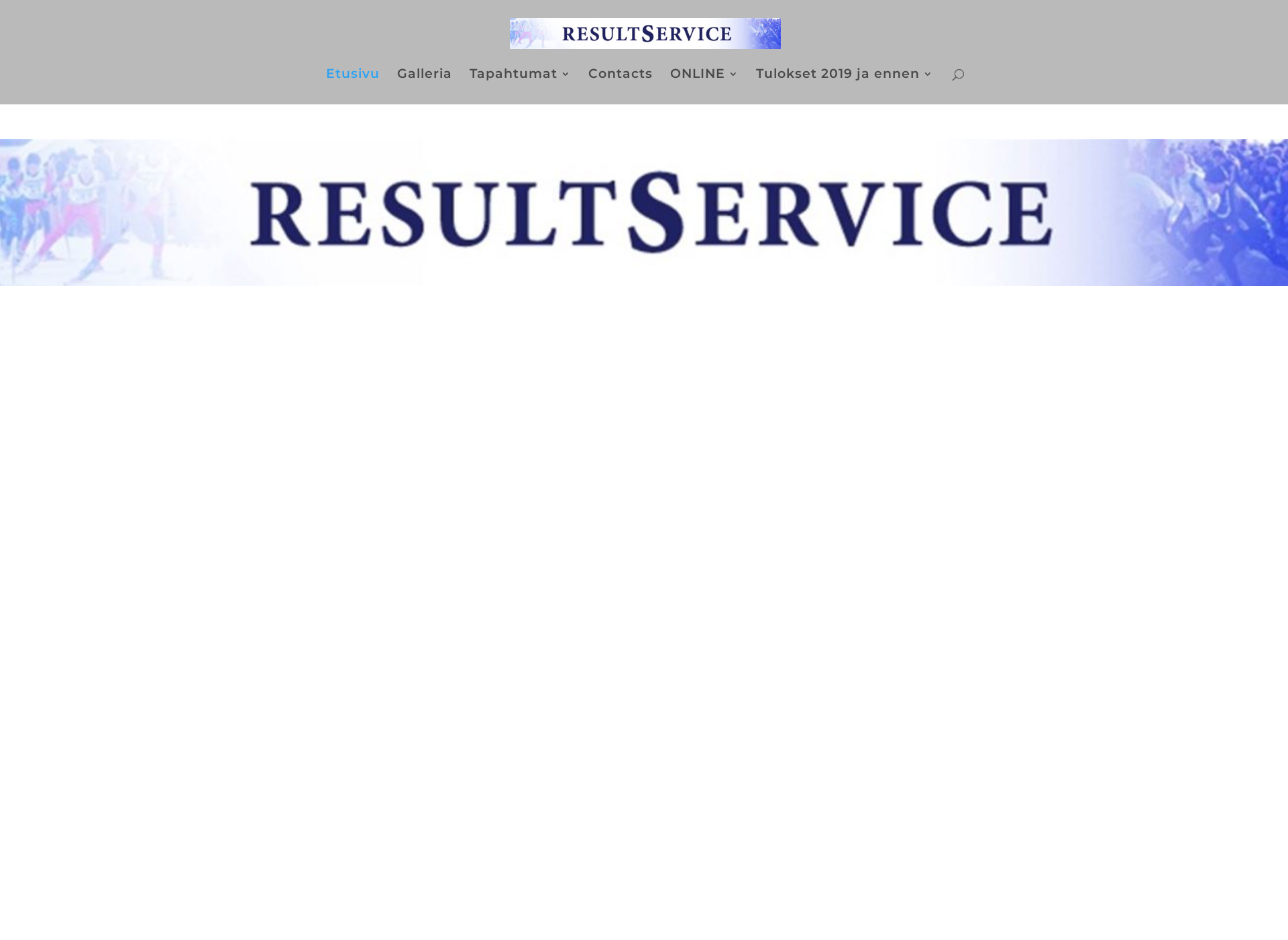 Skärmdump för resultservice.fi