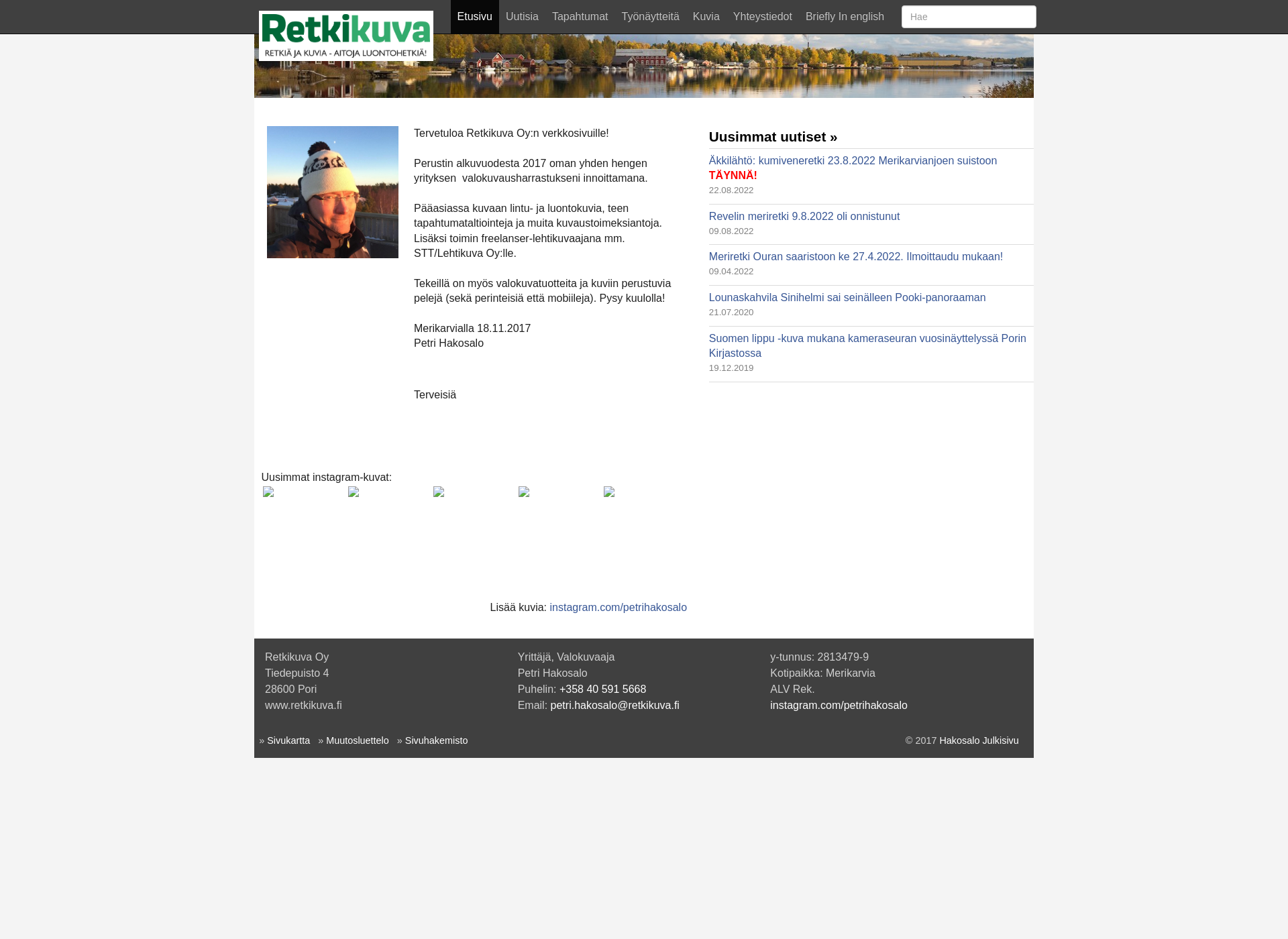 Screenshot for retkikuva.fi